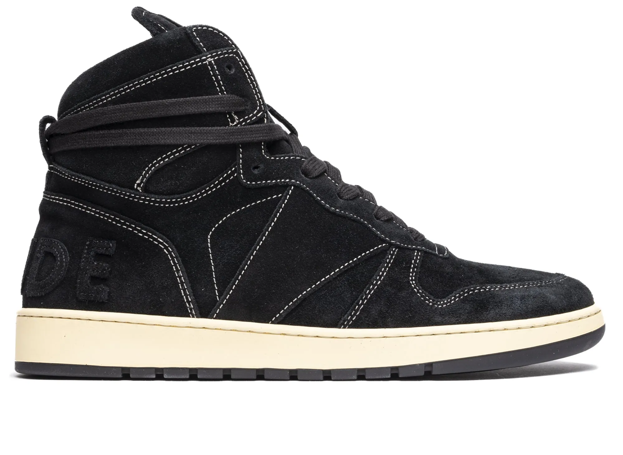 Rhude Rhecess High Black Suede Club Night