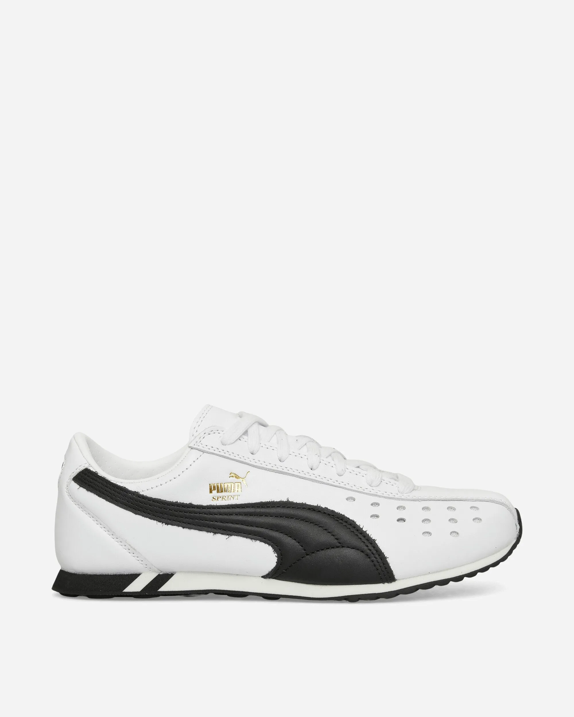 Reinforced Collar Padding Sprint Sneakers White / Black