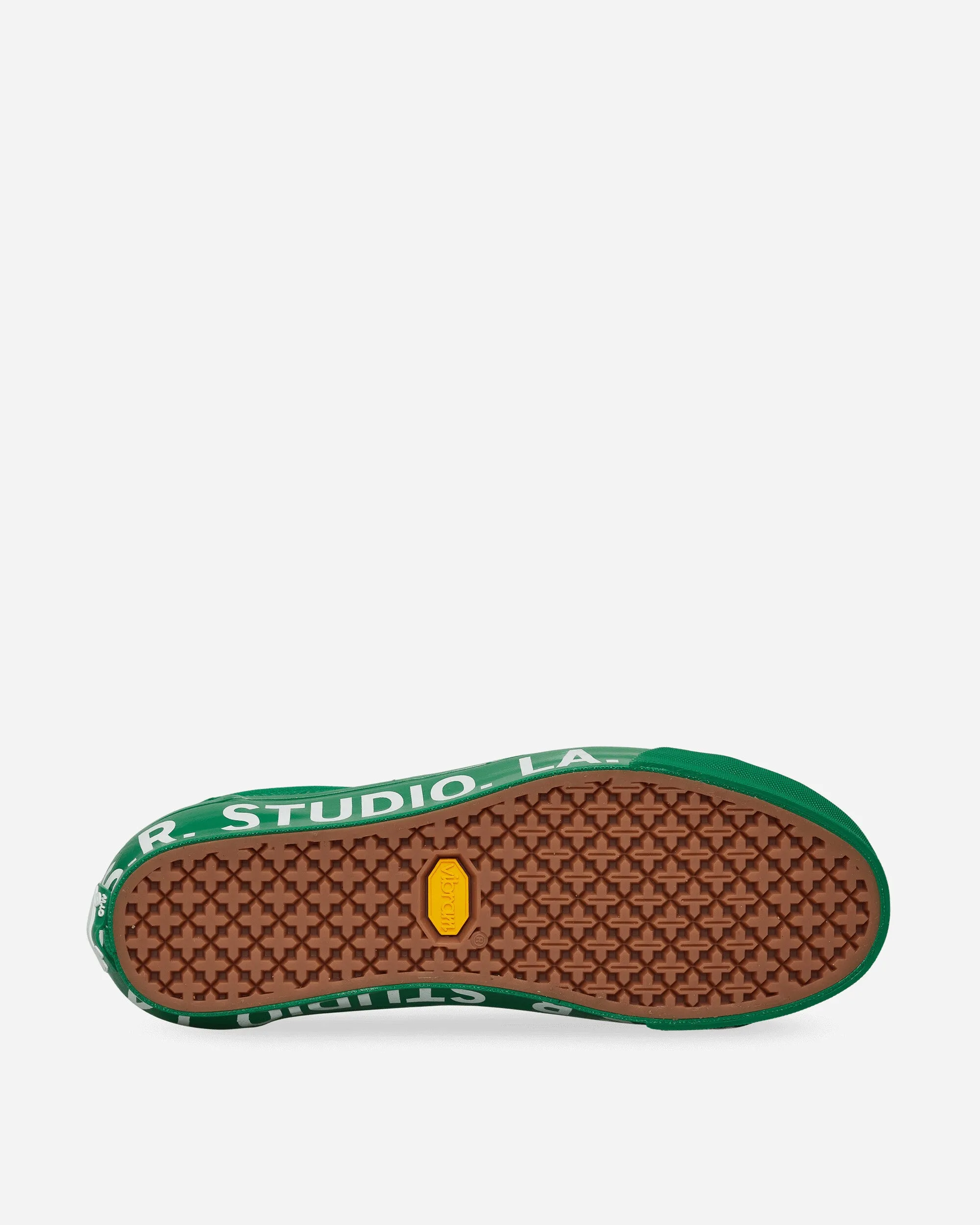 S.R. STUDIO LA.CA. Old Skool Reissue 36 Vibram Sneakers Green Mid Top Style EVA Composite