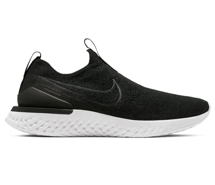 Rubber Tread Cushioned arch Men's Nike Epic Phantom React V1 (Black/White)