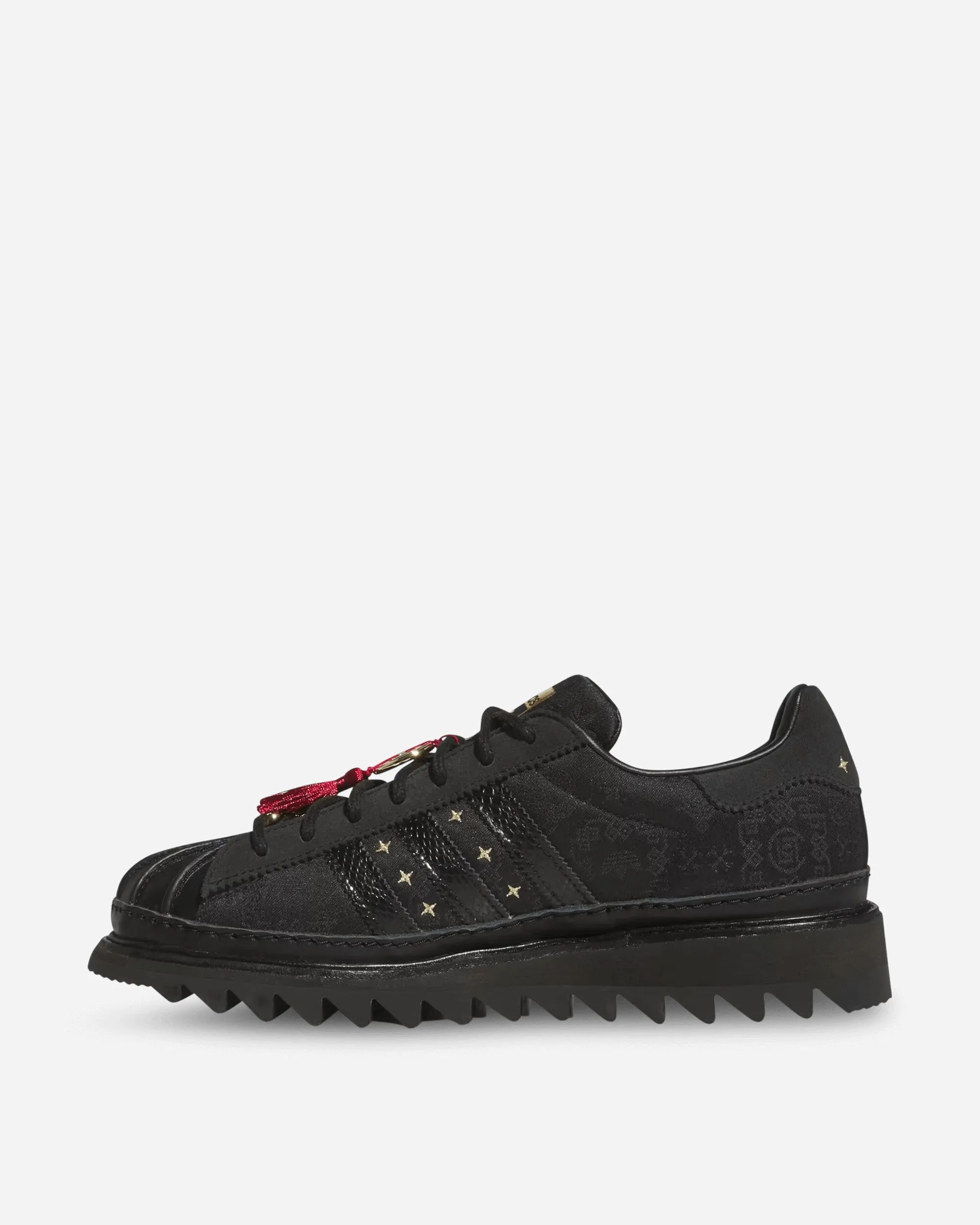 CLOT By Edison Chen Superstar Sneakers Core Black Removable Footbed System