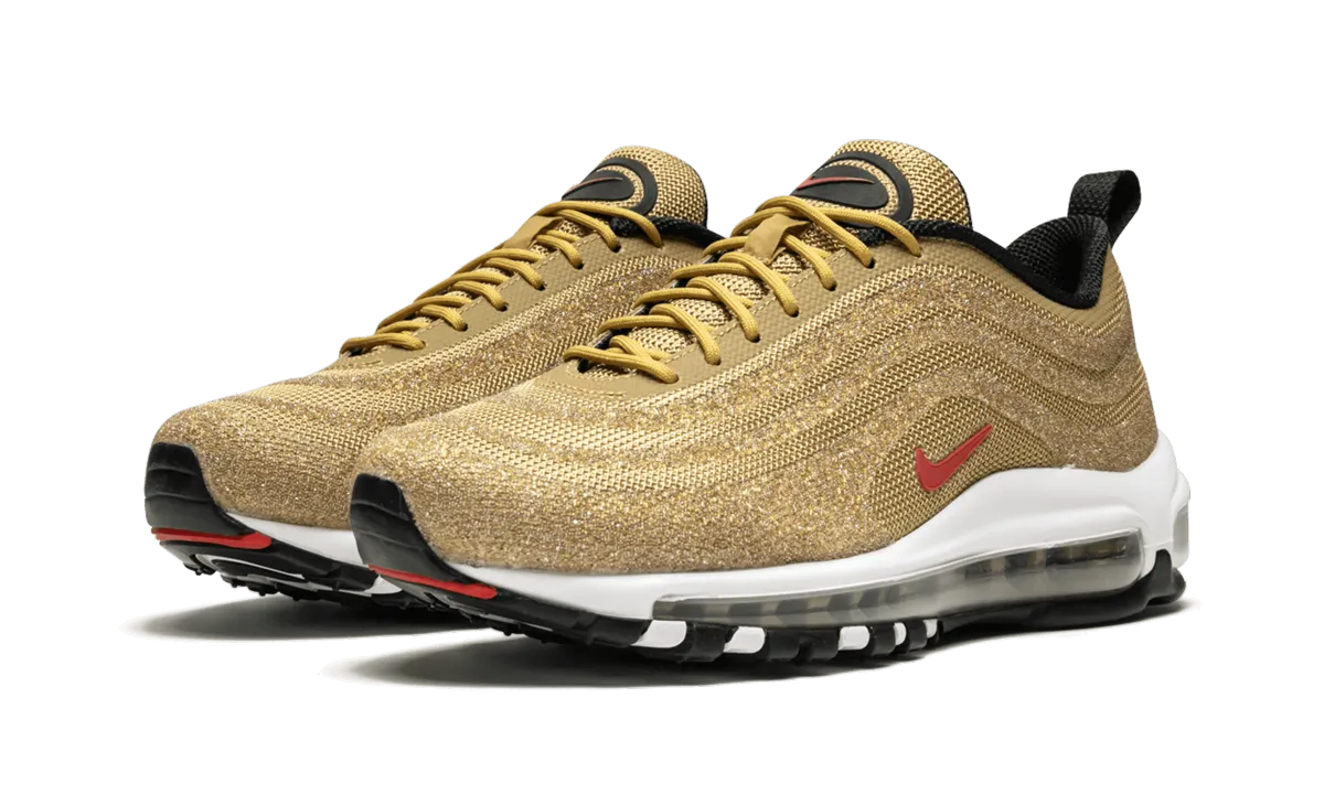 AIR MAX 97 LX WMNS "Gold Swarovski" Wide - footed running in a sound area shoes