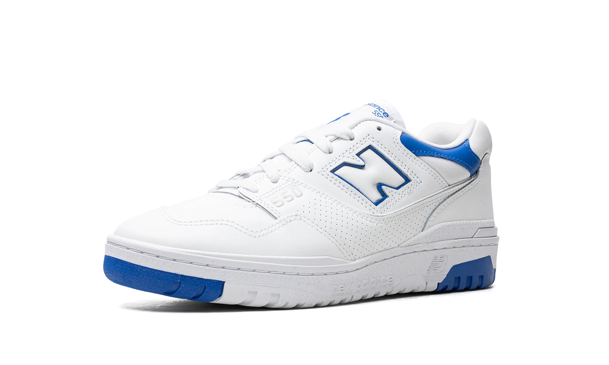 closed - toe - feature shoes stable platform shoes 550 "White Cobalt Blue"