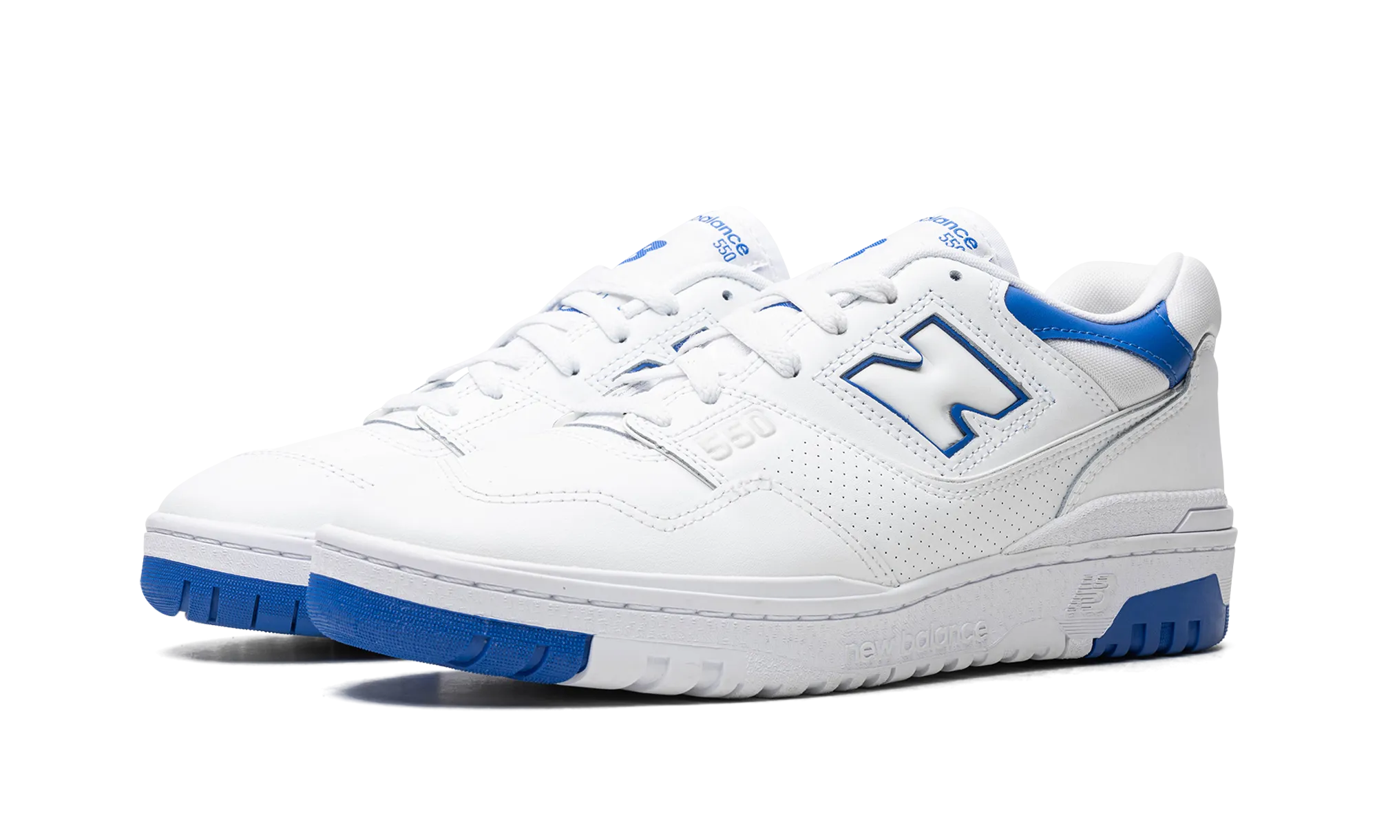 550 "White Cobalt Blue" purple shoes