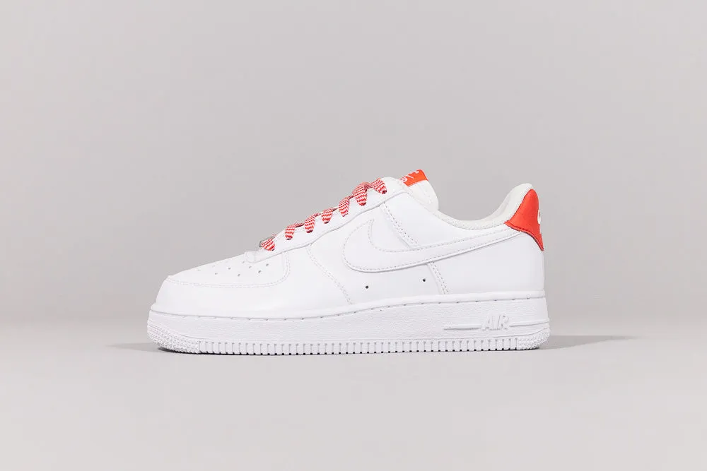 Women's Nike Air Force 1 '07 'White and Red' Easy Wear