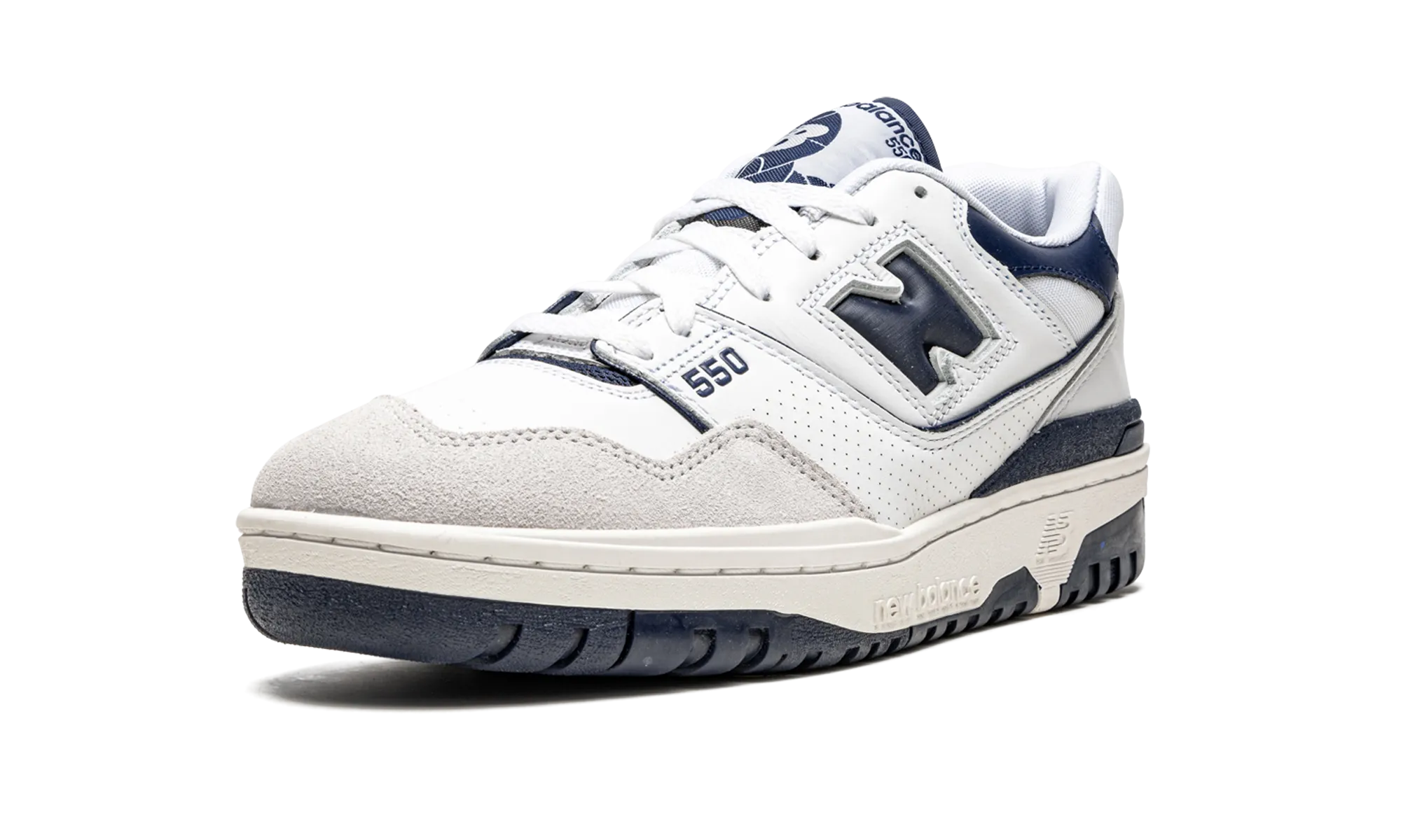 550 "White / Navy Blue" mountain - running Responsive sole