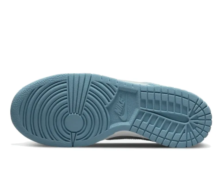 Contoured Footbed Geometry GS Nike Dunk Low (Clear Blue Swoosh)