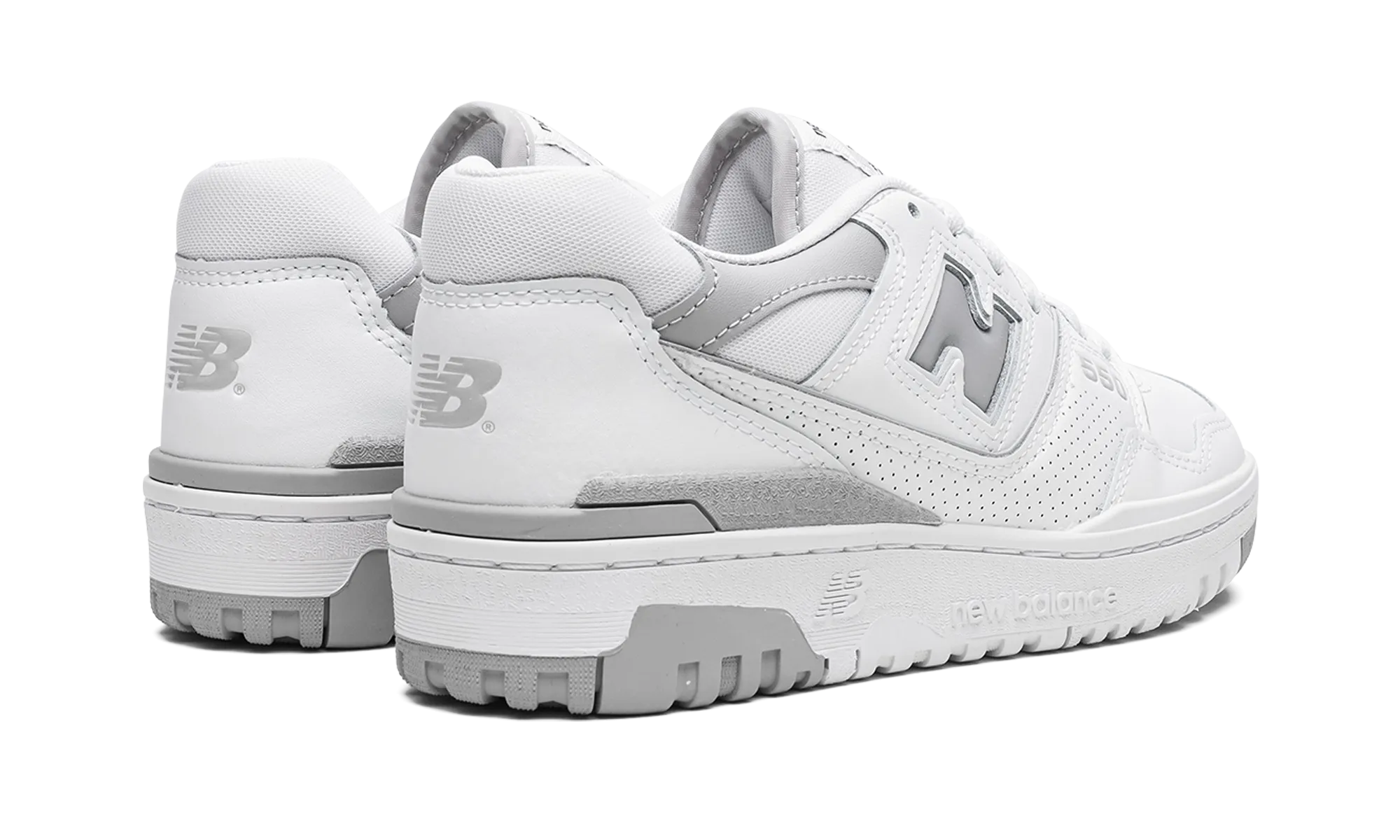 550 WMNS "White / Grey" grass - surface running shoes dusk run running wear