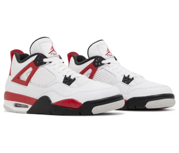 Clean Build Neutral Cushioning (GS) Nike Air Jordan 4 Retro (Red Cement)