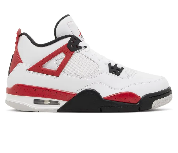(GS) Nike Air Jordan 4 Retro (Red Cement) Heat Dissipating Cushioned Insole