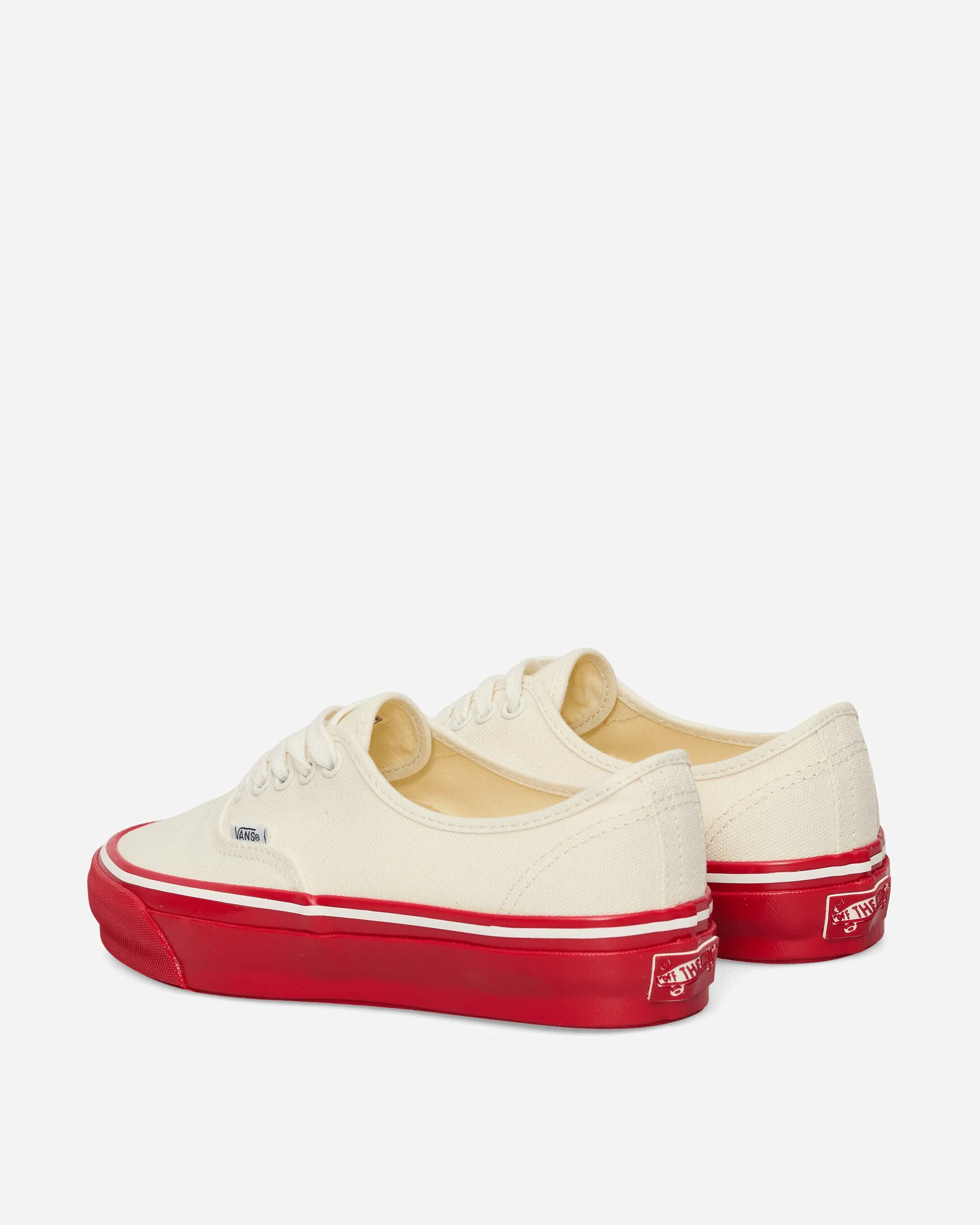 Premium Authentic 44 Duck Canvas Sneakers White / Red Fashion Layer