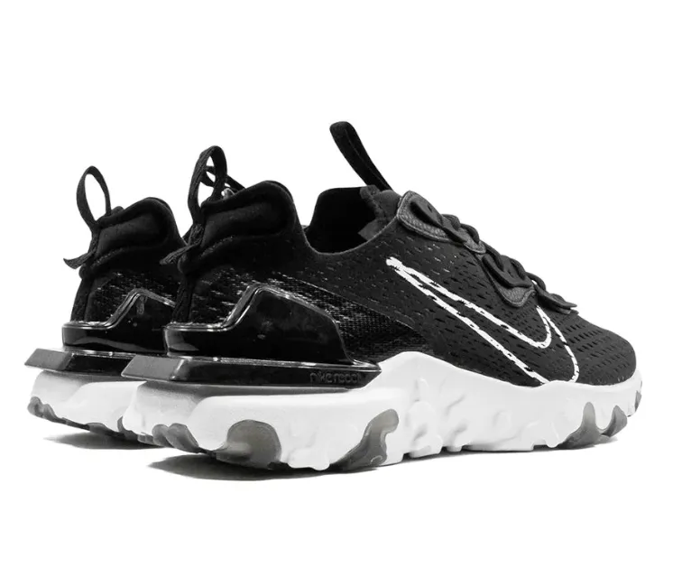 Dual Material Men's Nike React Vision DimSix (Black/White)