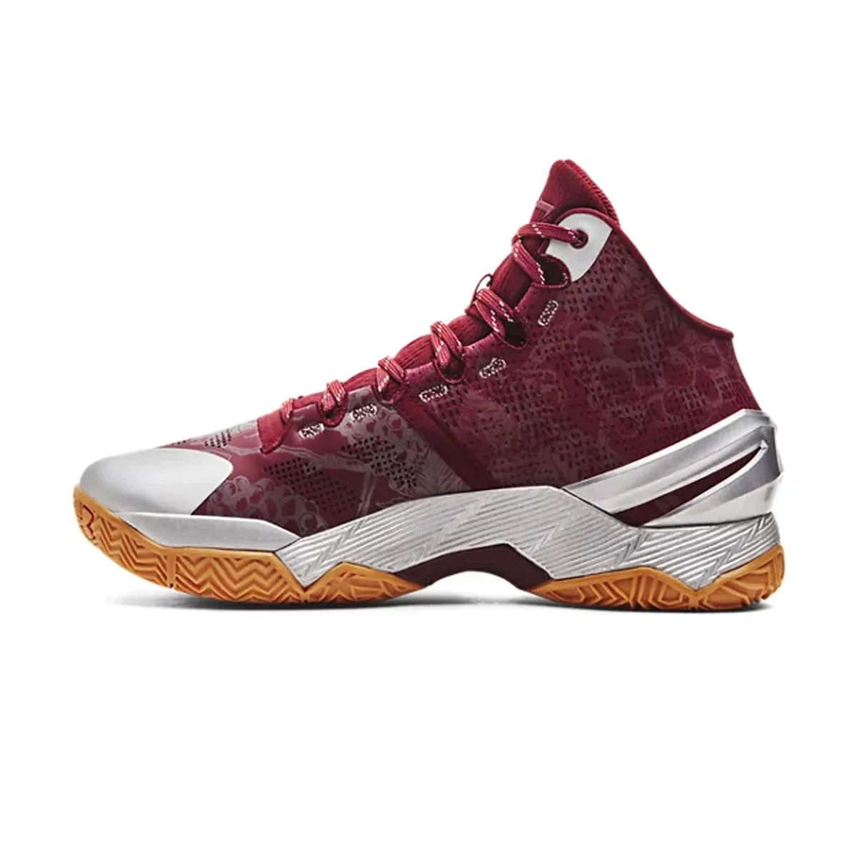 triathletes Breathable Material Curry 2 Retro 'Deep Red Metallic Silver'