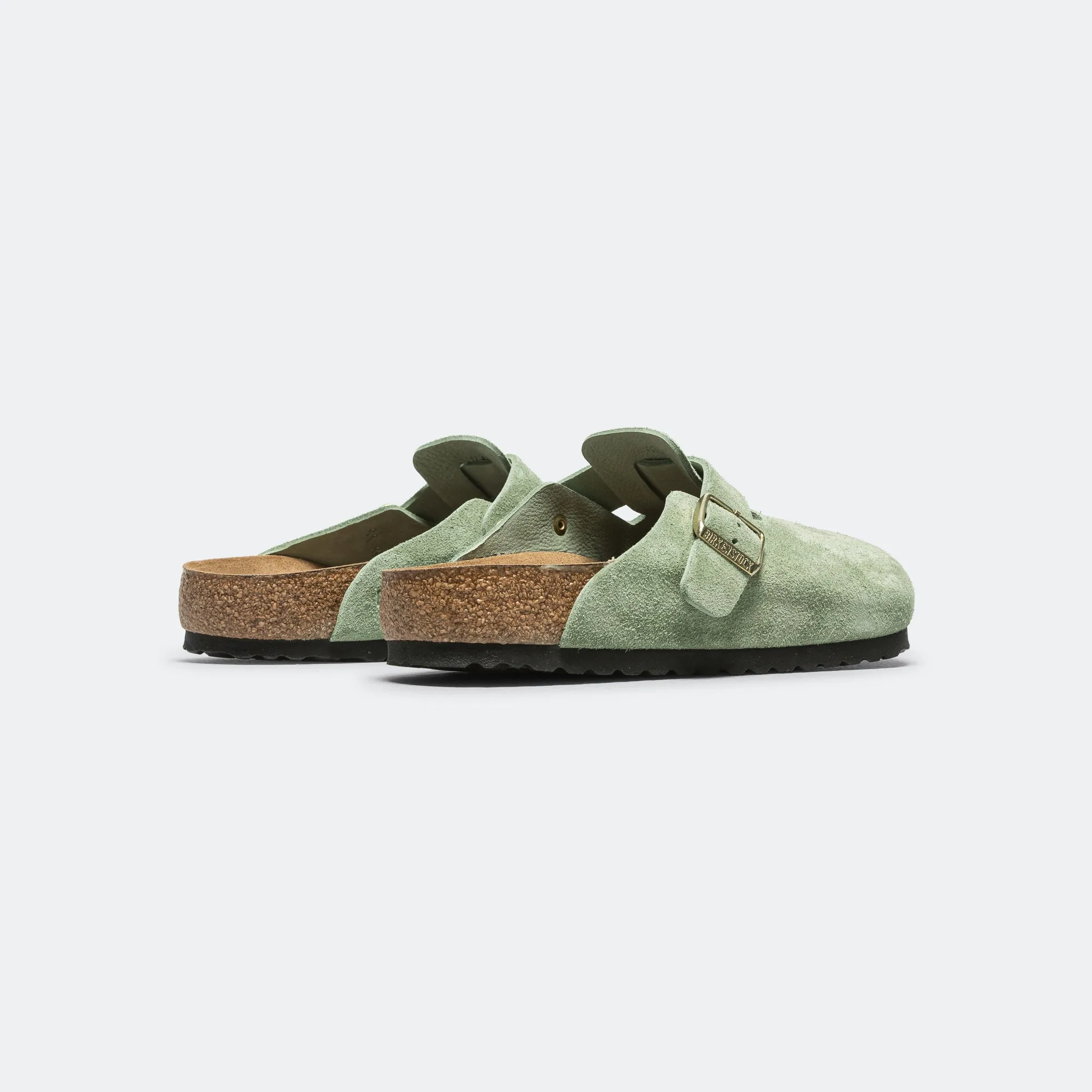 Boston SFB - Green Tea Suede Leather City Vibe