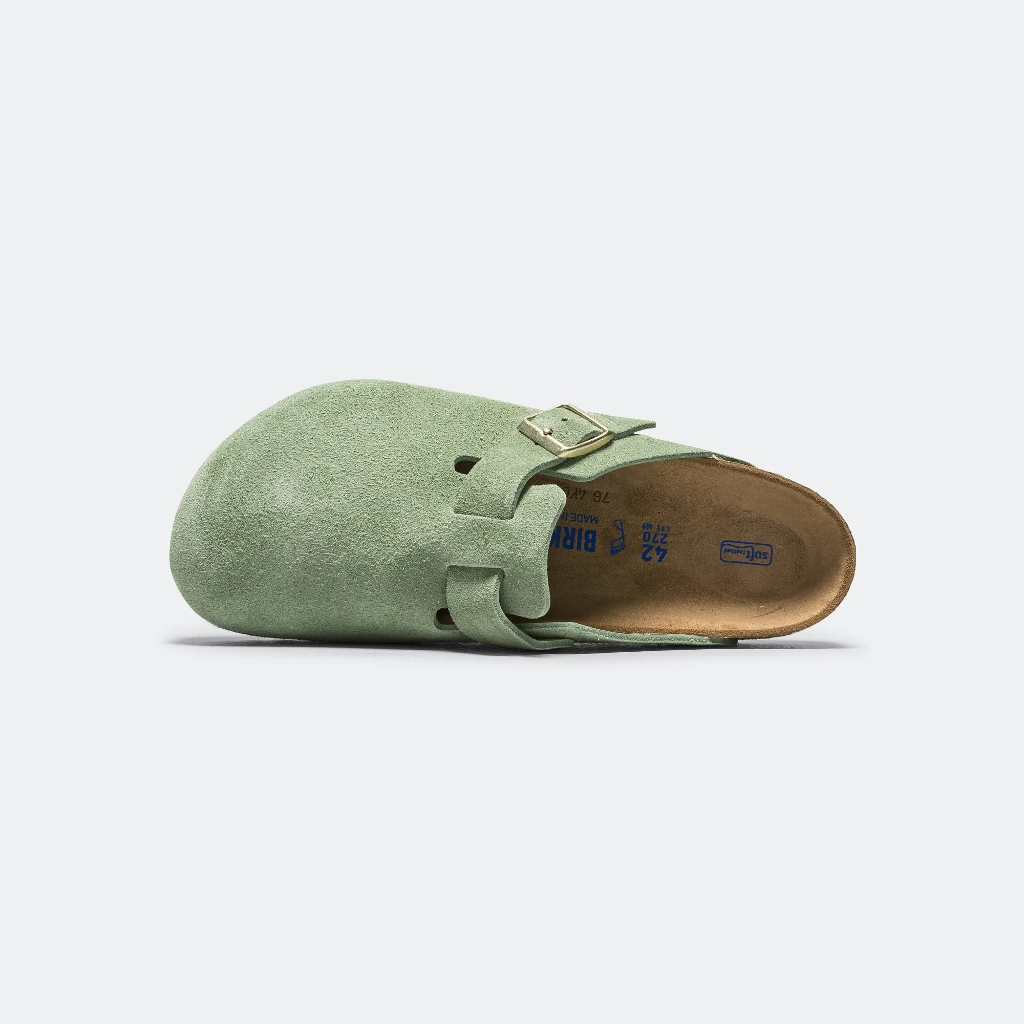 Boston SFB - Green Tea Suede Leather Fast Drying festival look