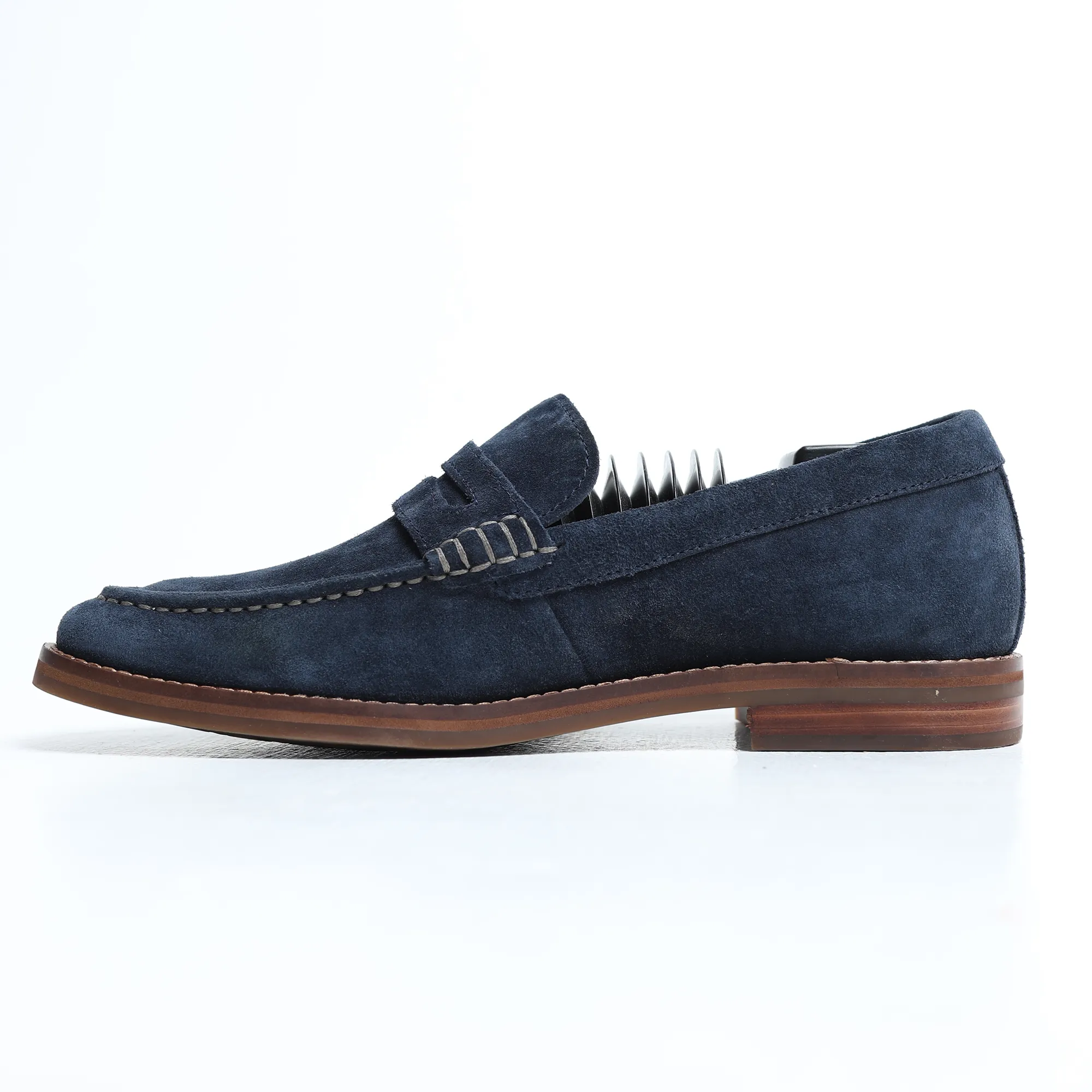 Edge Shade Patent Shine Sperry Men's - Suede Penny Loafers ( Blue )