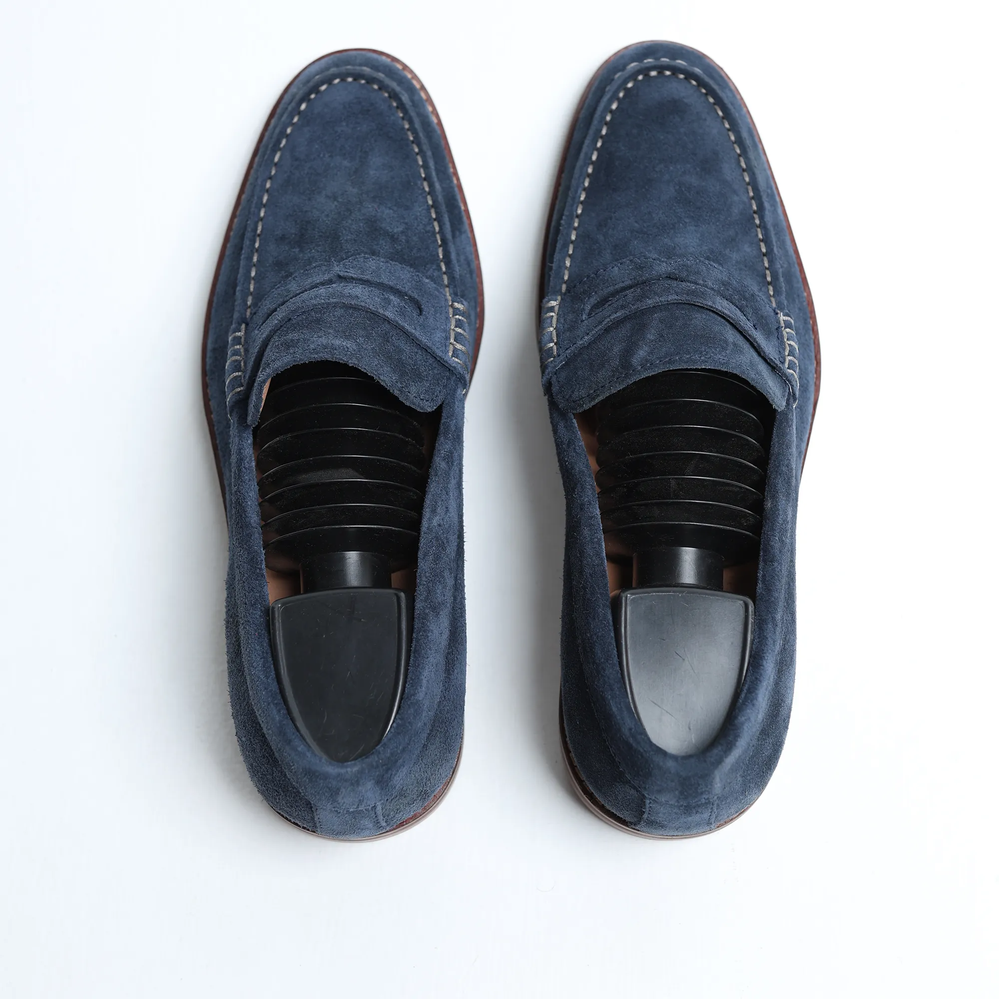 Luxurious Touch Open Office Sperry Men's - Suede Penny Loafers ( Blue )