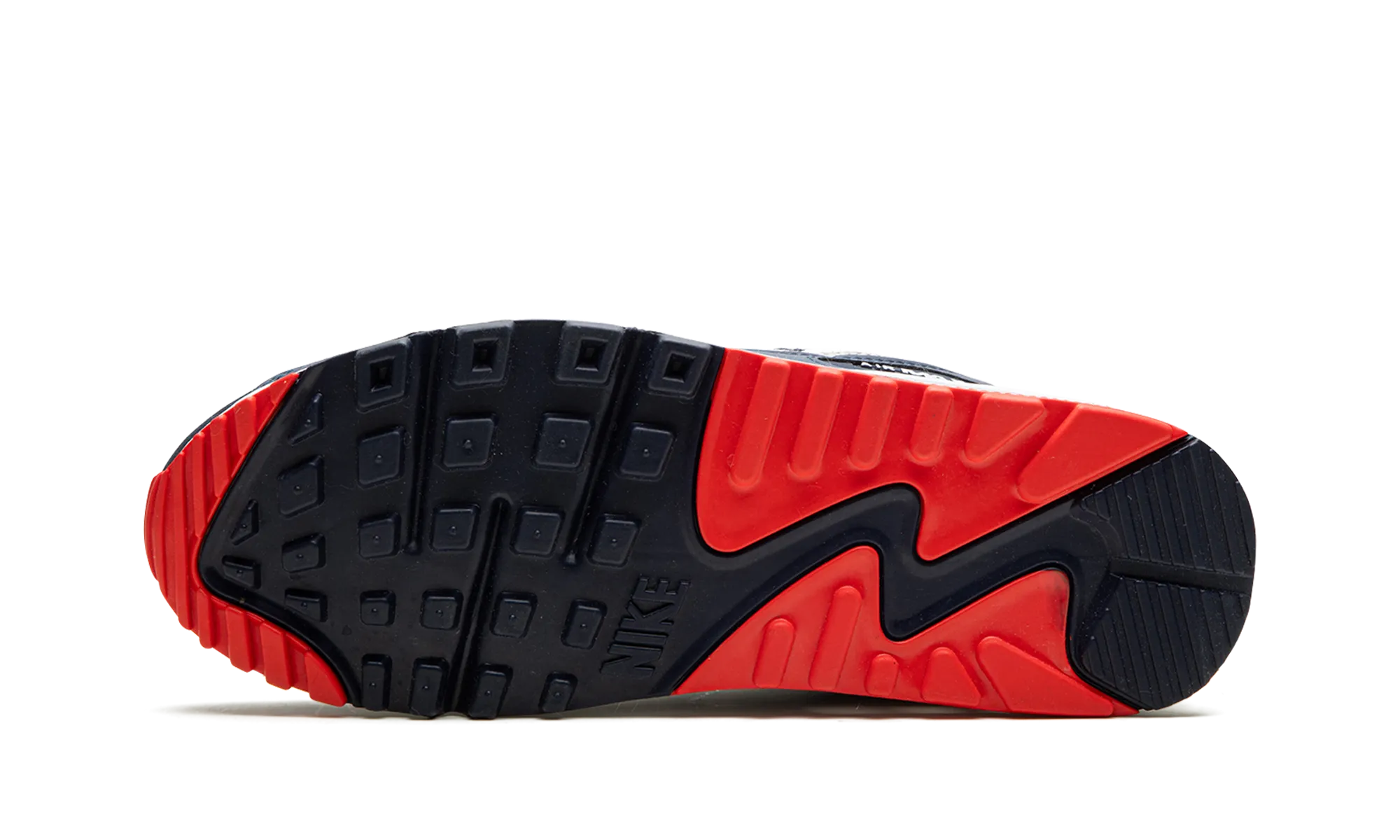 Air Max 90 "Navy / Crimson" running in a mangrove area shoes amateur runners