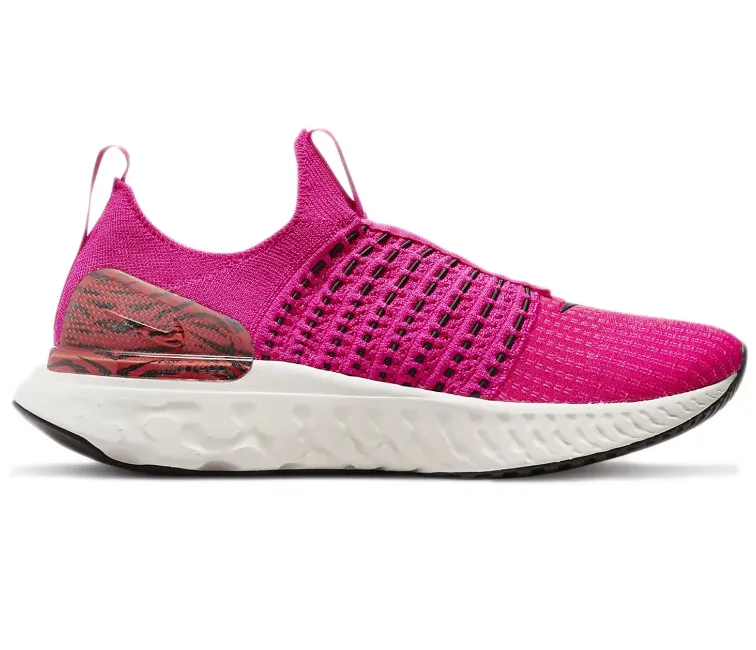 Orthopedic Impact Zones Stable Design Women's Nike React Phantom Run FK 2 (Pink Prime)