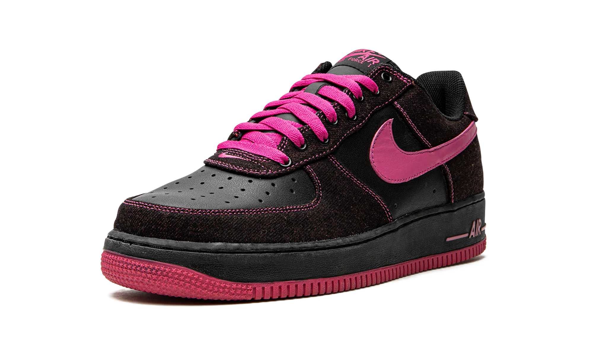Upgraded cushioning AIR FORCE 1 WMNS "Black / Bright Rose"