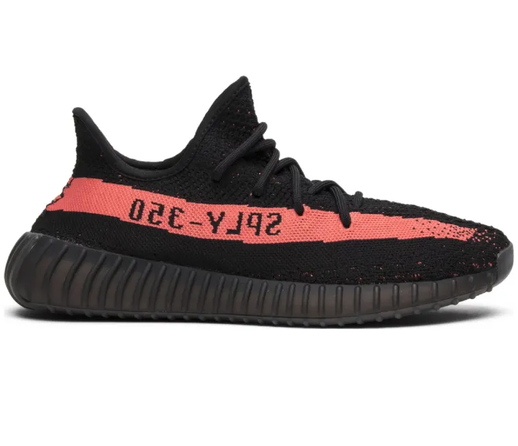 Synthetic Upper Recycled Material Adidas Yeezy Boost 350 V2 (Core Red)