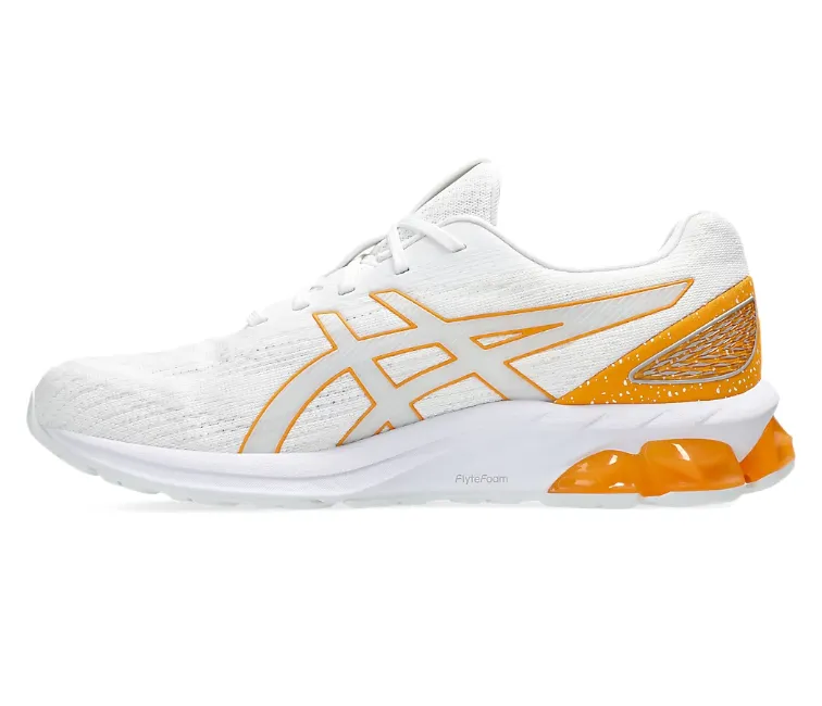 Round Toe Woven Upper Men??s Asics Quantum 180 7 (White/Fellow Yellow)