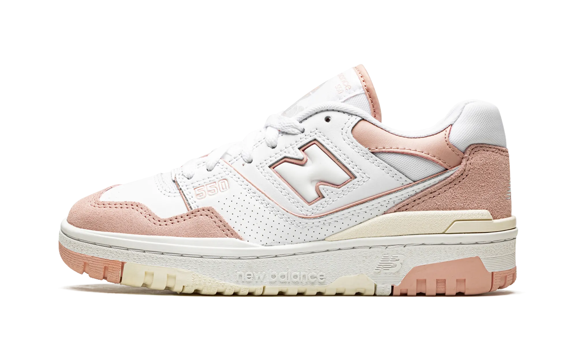 suede running wear 550 WMNS "Pink Sand"