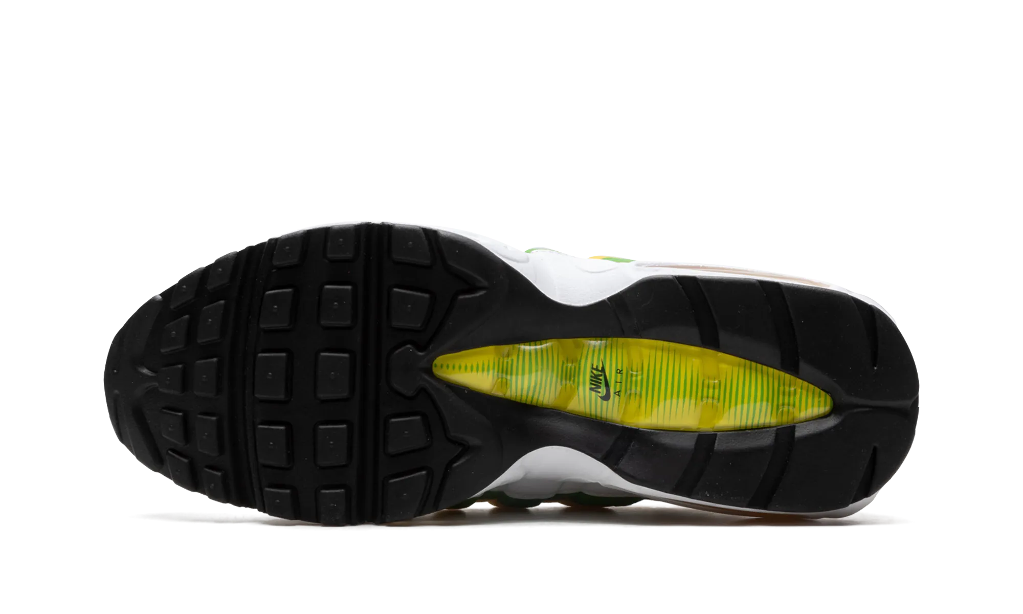 Air Max 95 "Green Apple" single - density sole shoes anti - microbial fabric