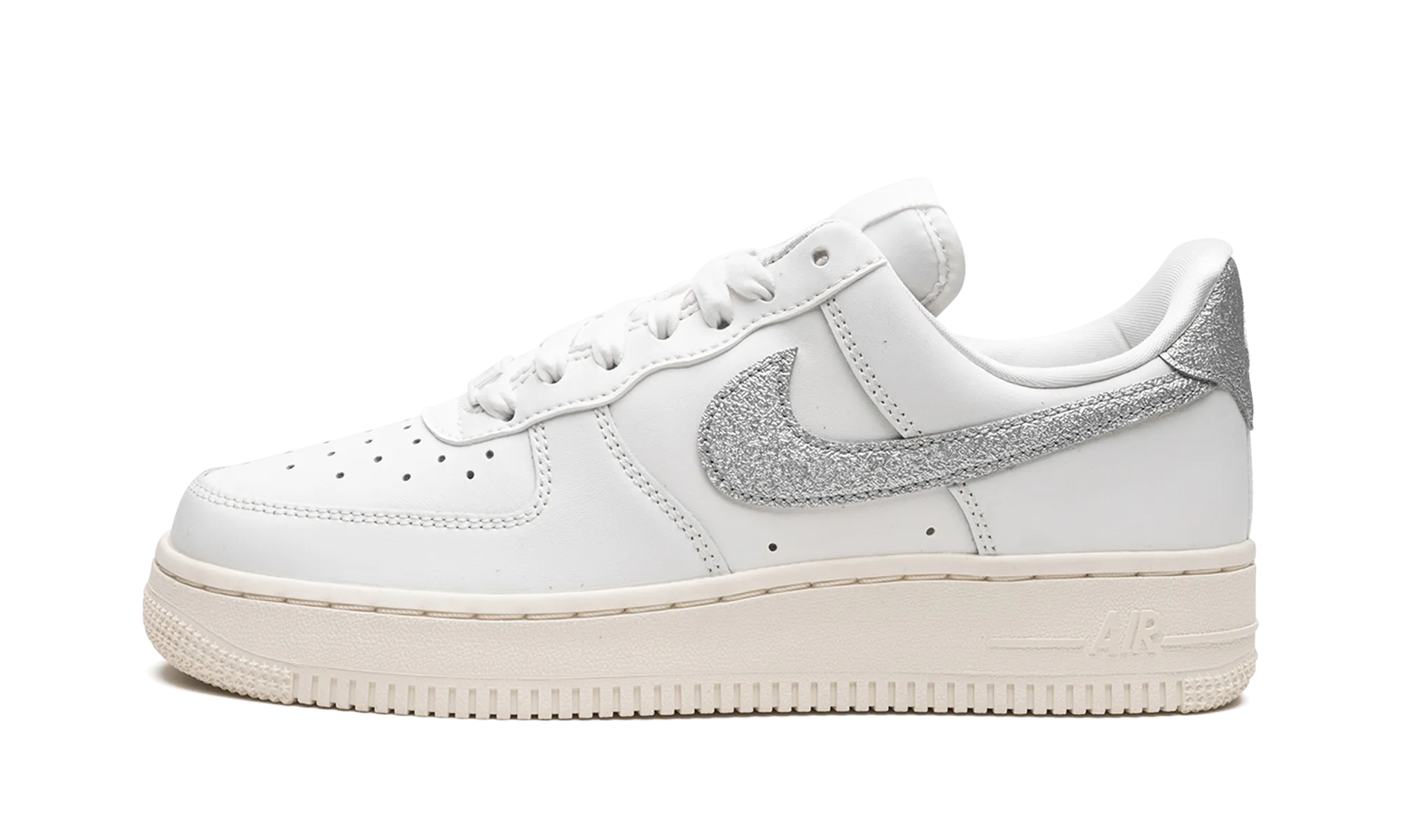Arch Support Technology Moisture Wicking Inner Layer AIR FORCE 1 '07 MNS WMNS "Summit White Sail White Metallic Silver"