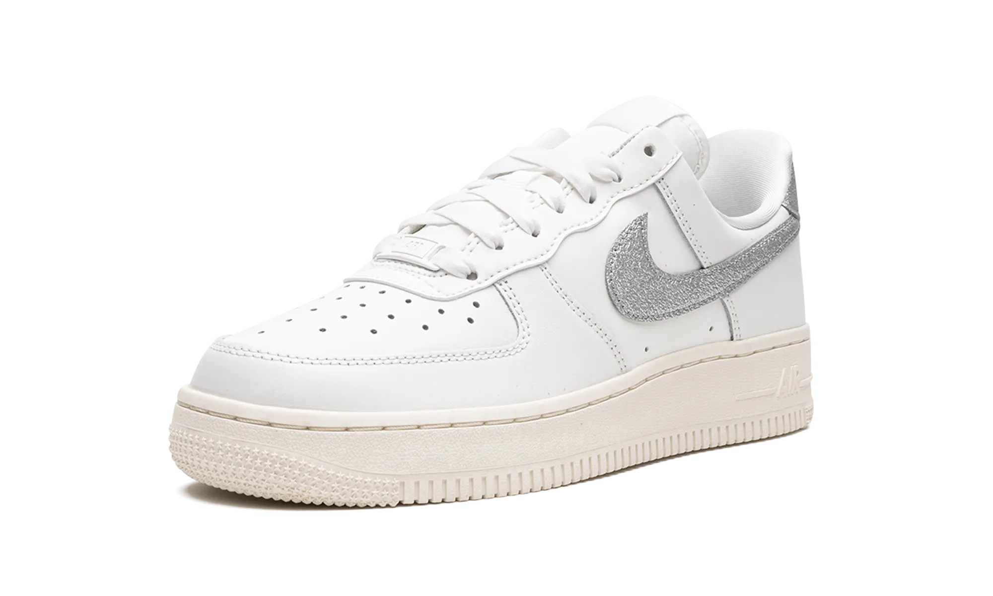 Active Cushion Non Restrictive Upper AIR FORCE 1 '07 MNS WMNS "Summit White Sail White Metallic Silver"
