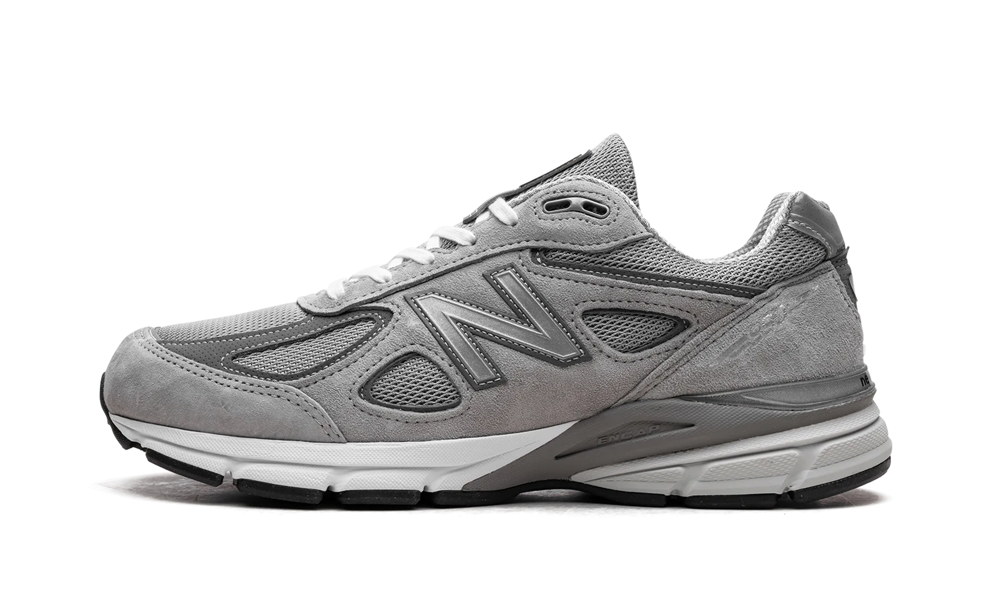 running for competition cushioned shoes 990v4 "Grey"