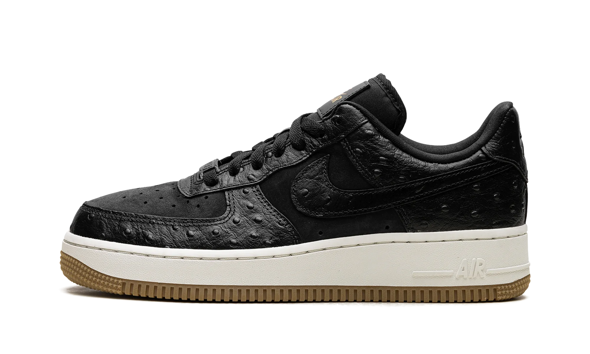 Orthopedic Support Vamp Reinforcement Air Force 1 Low '07 WMNS "Black Ostrich"