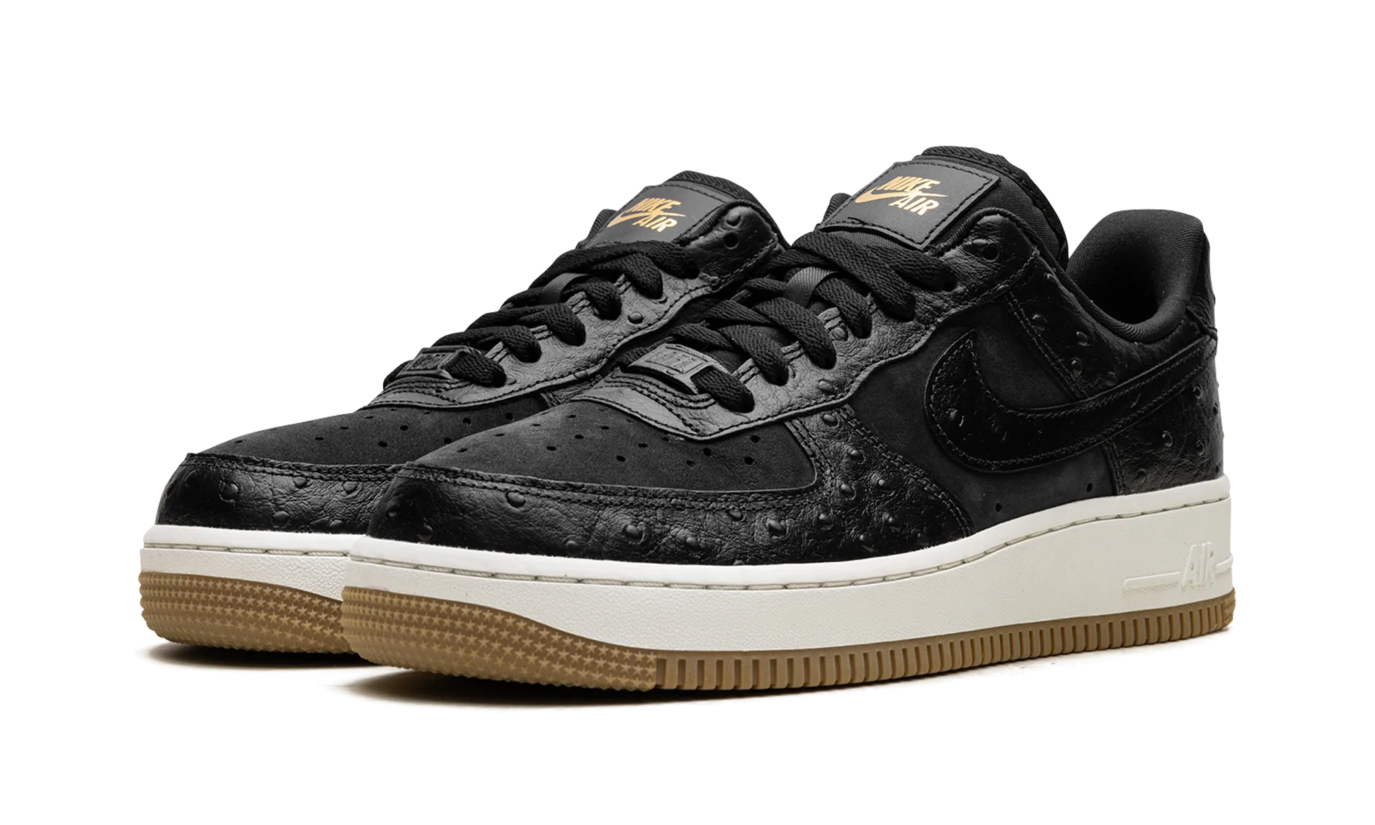 Stable base Breathable mesh upper Air Force 1 Low '07 WMNS "Black Ostrich"