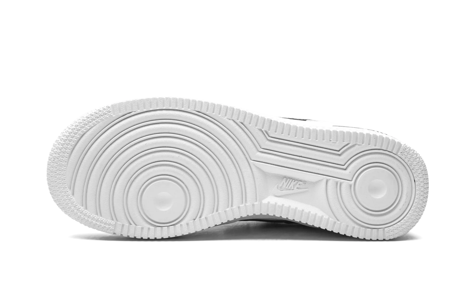 Wide Footbed Stable Heel Counter Air Force 1 Low GS "AN20 White Black"