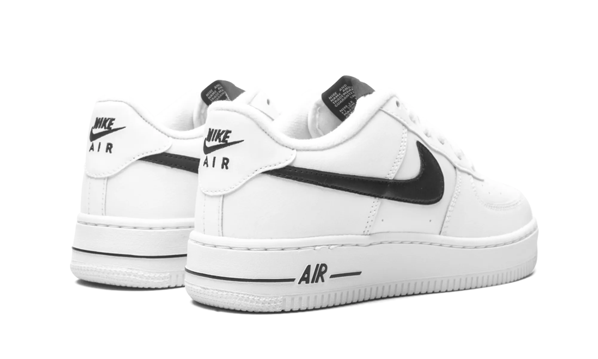 Comfortable Workout Compact Build Air Force 1 Low GS "AN20 White Black"