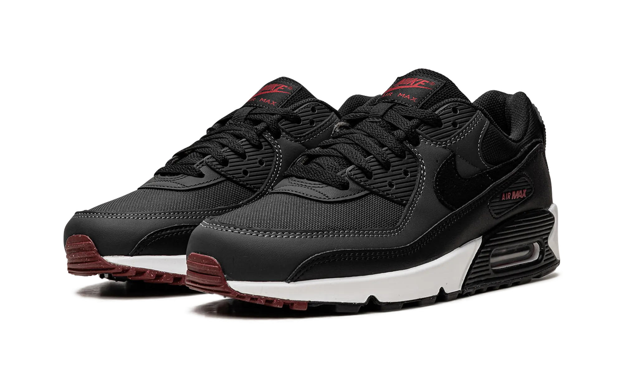 Minimalist feel Party Shoes Air Max 90 "Anthracite Team Red"