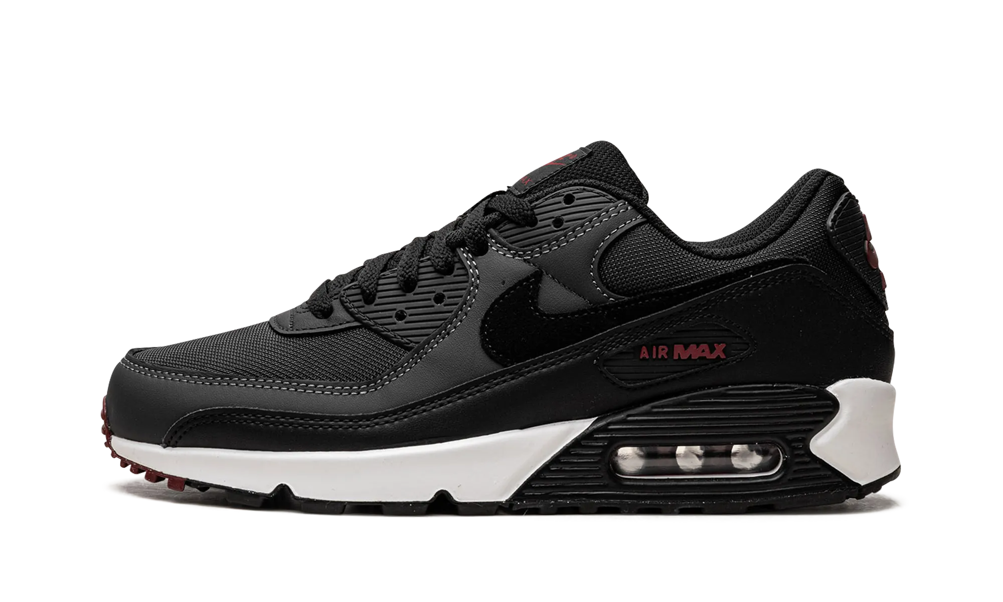 rigid upper shoes recycled - material shoes Air Max 90 "Anthracite Team Red"