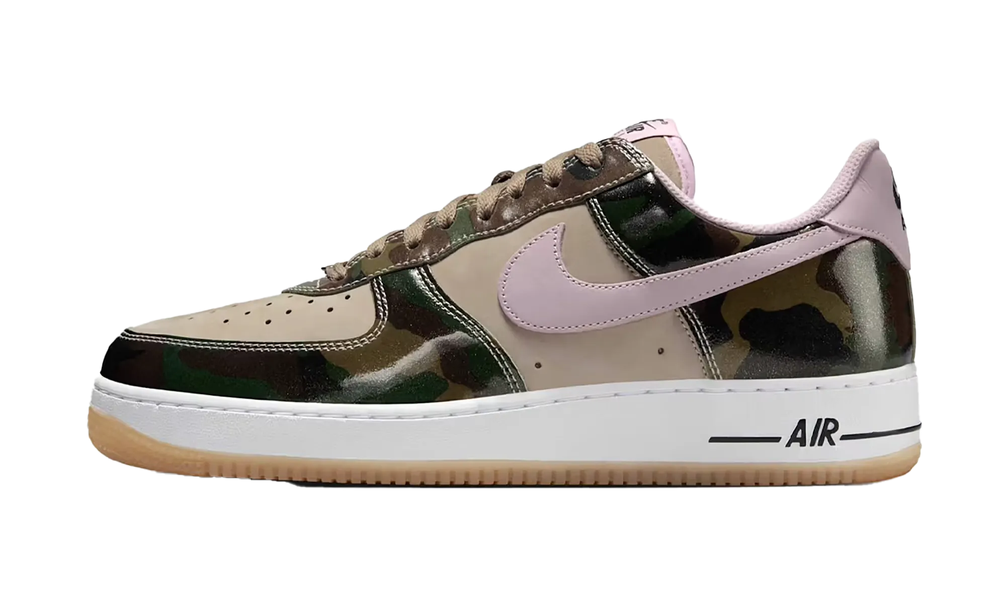 Ergo Frame Comfortable Running Air Force 1 Low '07 LV8 "Patent Camo Pink"