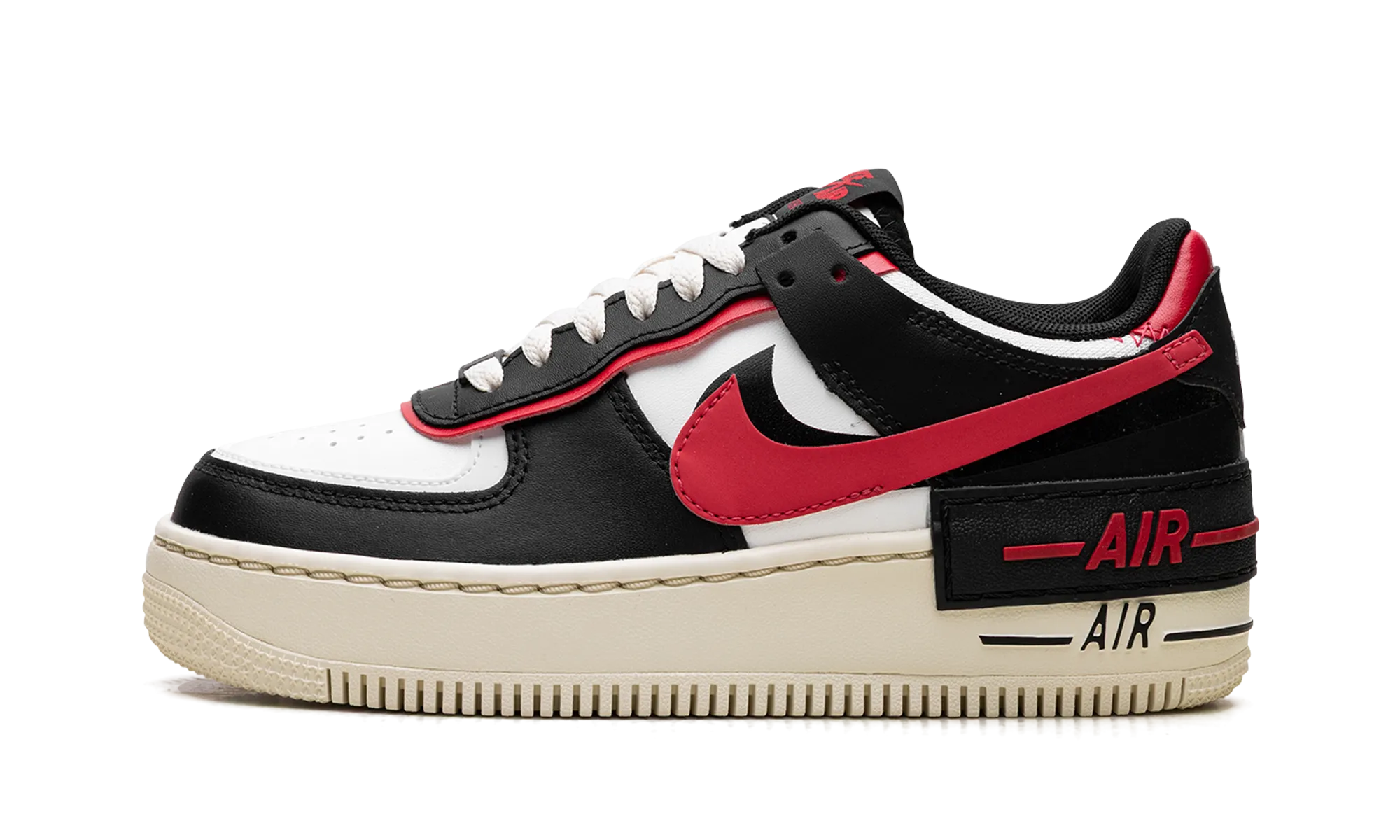 Air Force 1 Shadow "UNIVERSITY RED" Flexible Cushioning Comfy Step