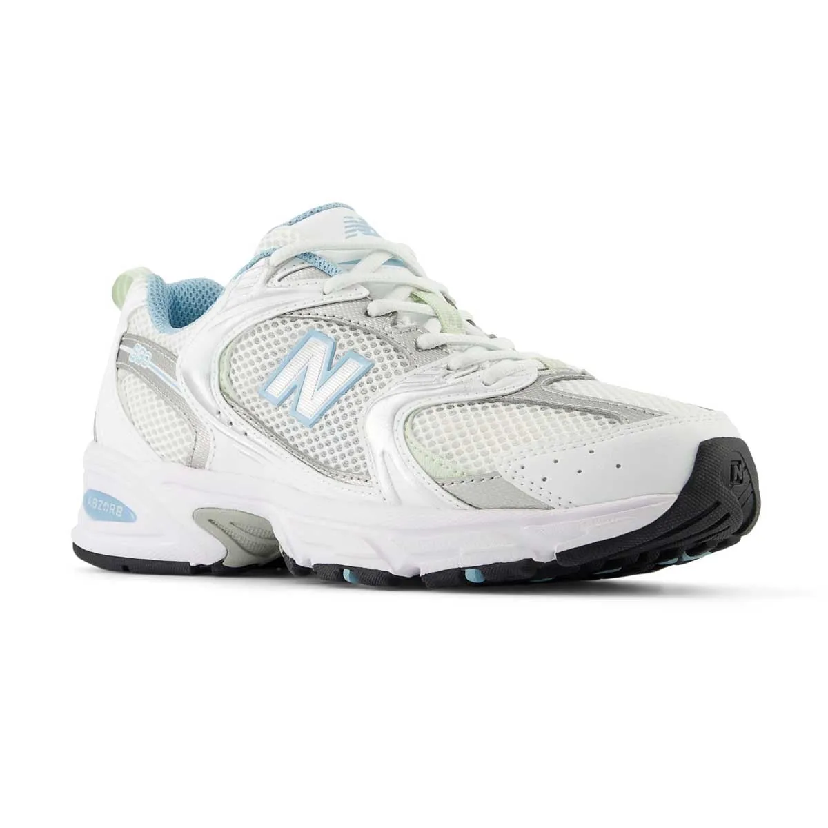 530 'White Silver Metallic Blue' Elegant