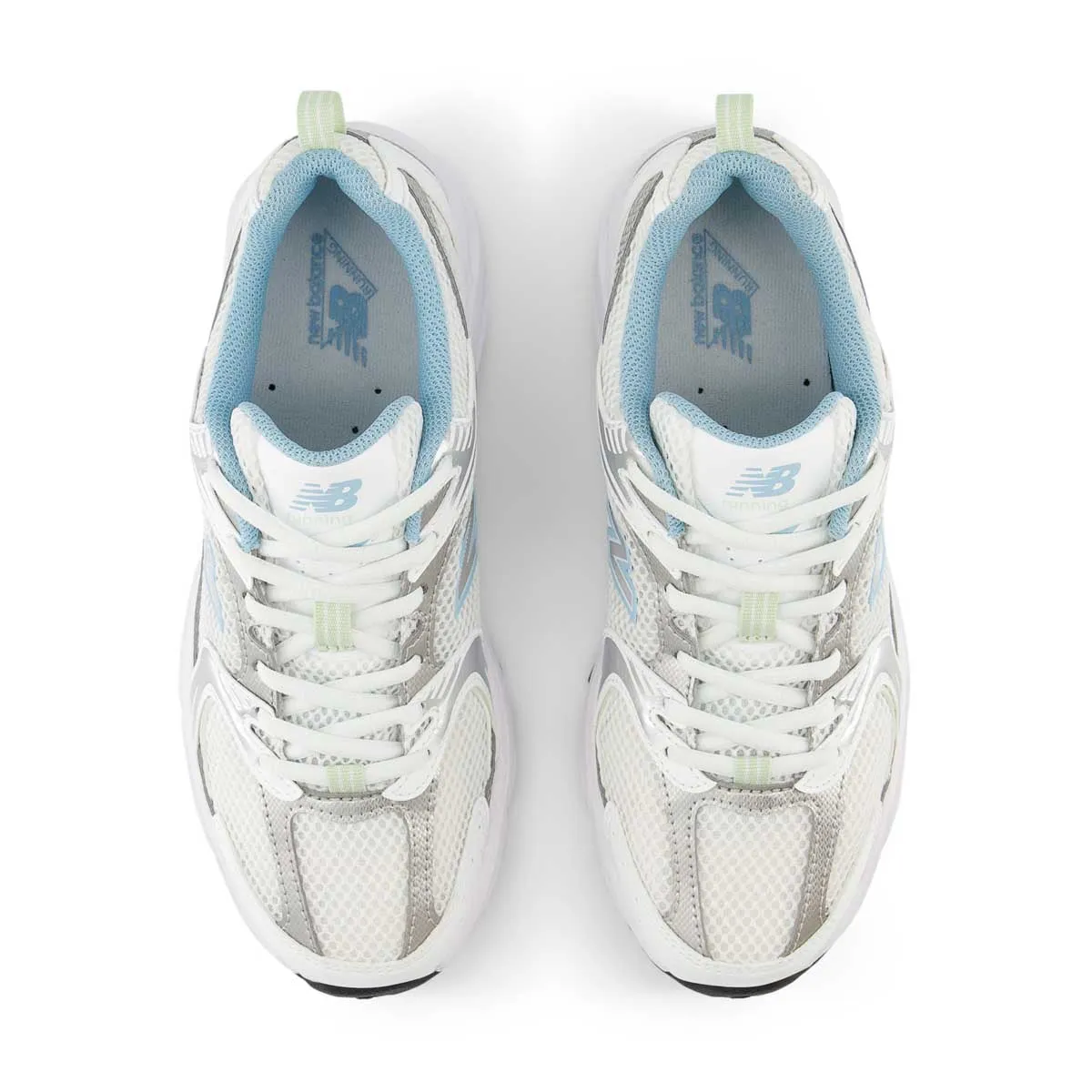 wide - fit volleyball players 530 'White Silver Metallic Blue'