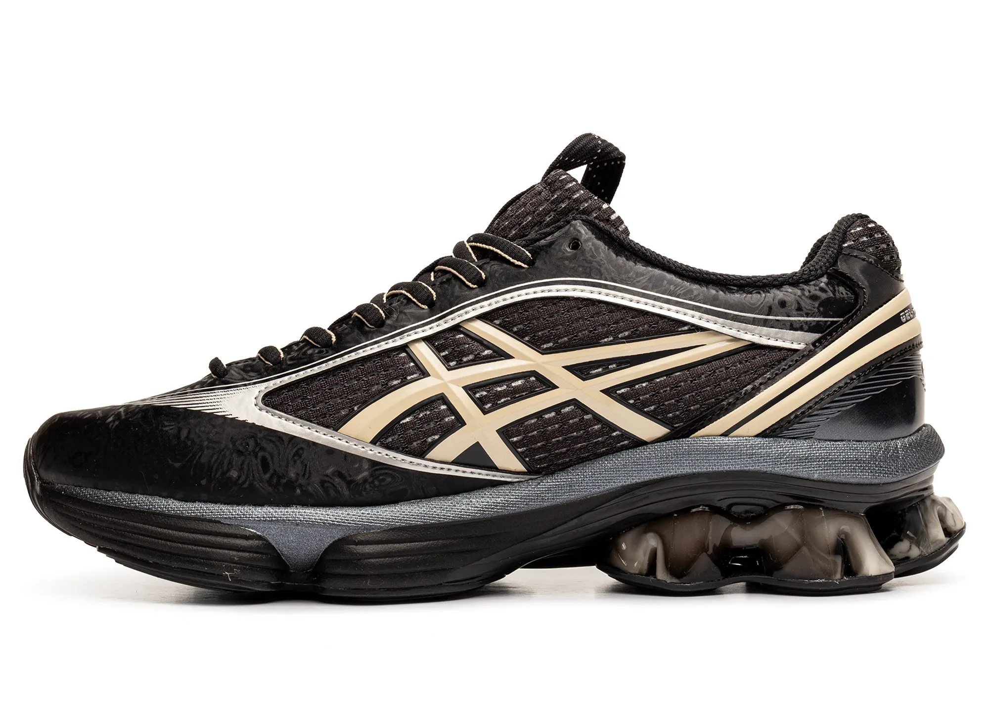 Asics US6-S Gel-Kinetic Fluent 'Black / Vanilla' Torsion control Pack Safe