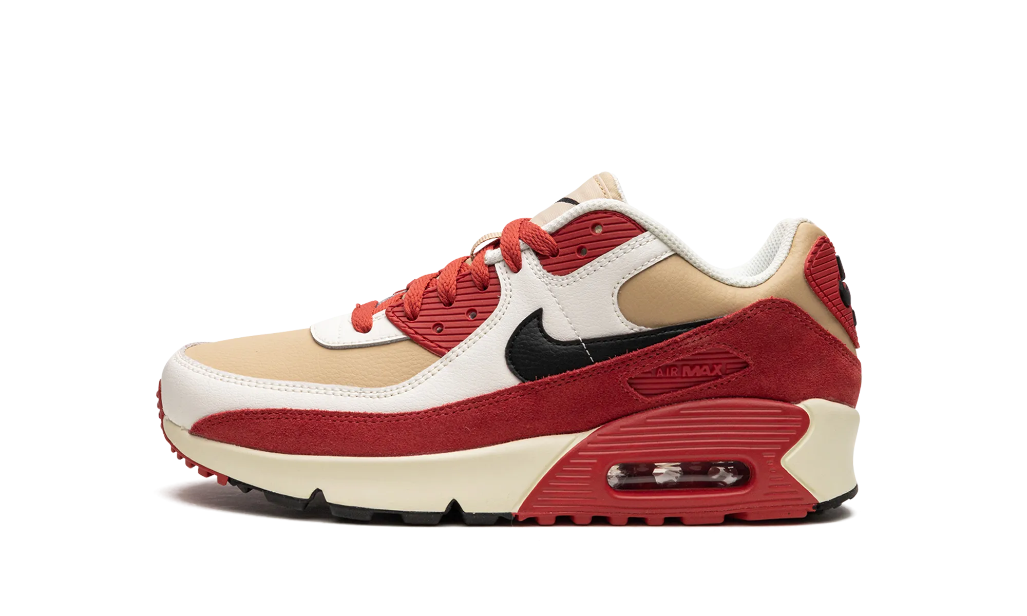 Air Max 90 LTR GS "Sesame / Red Clay" foam sole shoes Coordination