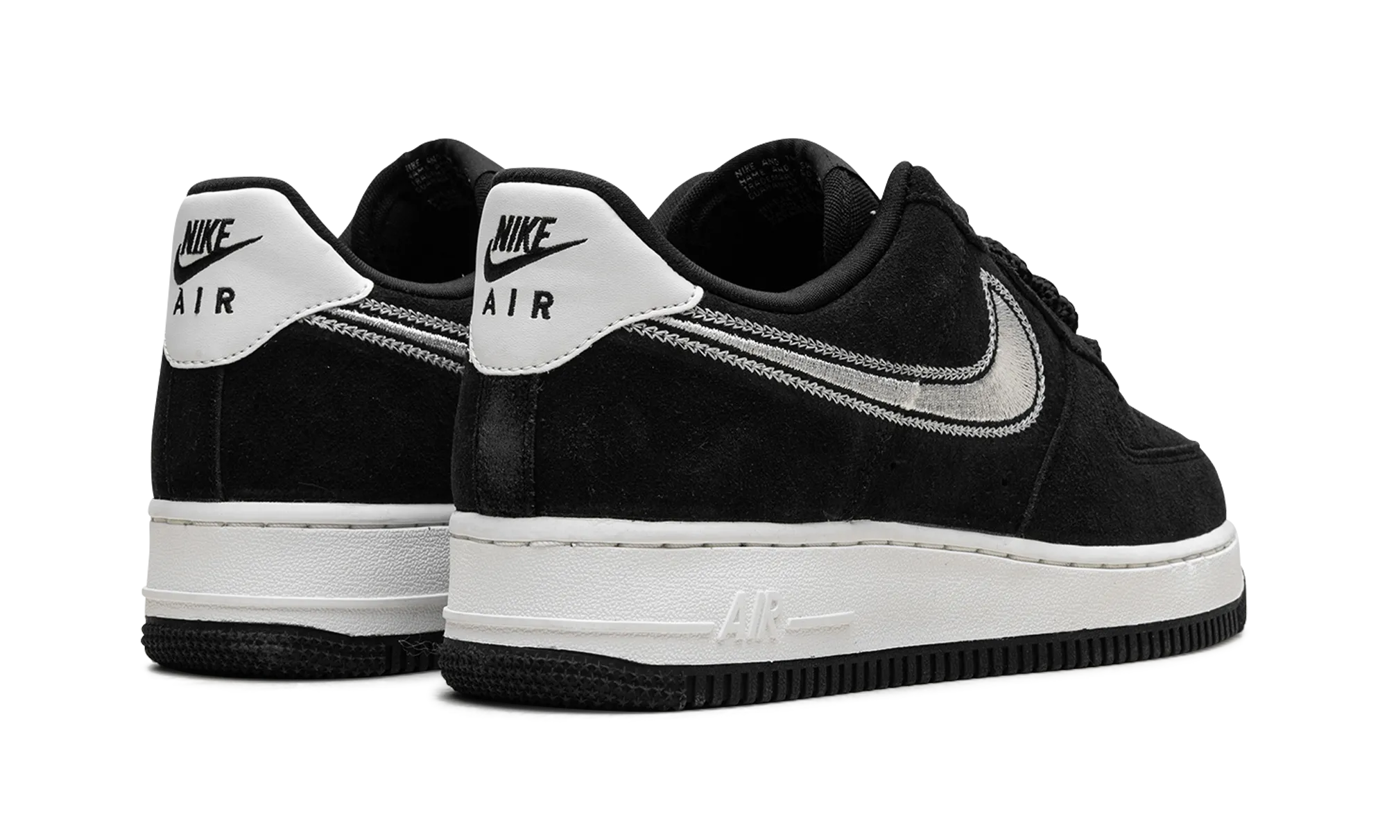 Slip-resistant support Running Errands Air Force 1 Low '07 LV8 "Black Sail Embroidered Swoosh"