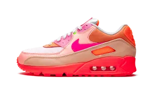 AIR MAX 90 PRM WMNS "Platinum Crimson/Bright Purple" quick - drying shoes