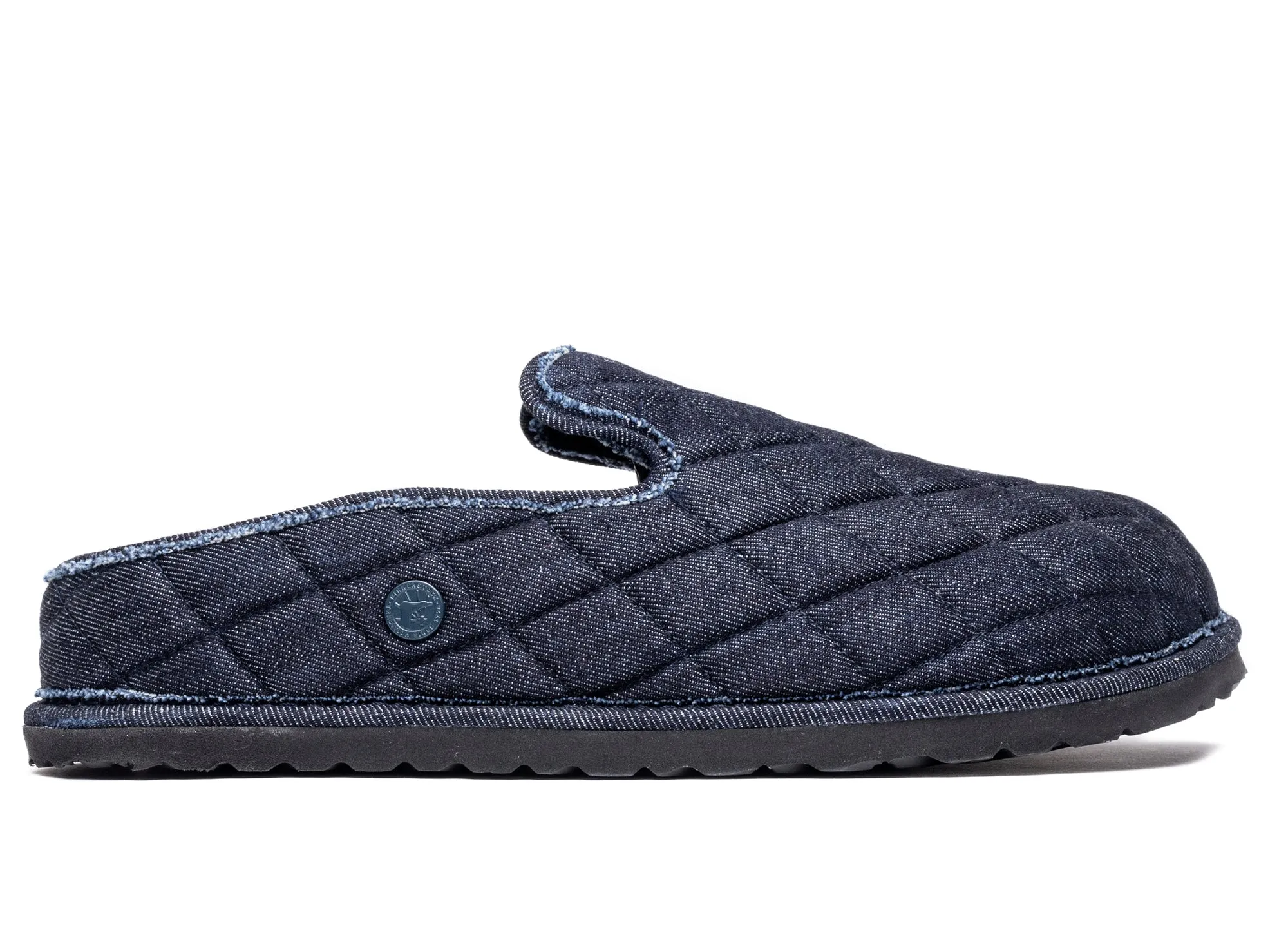 Birkenstock Davos Stone Washed Denim 1774 'Dark Wash Denim' Shine Silver Happy Move