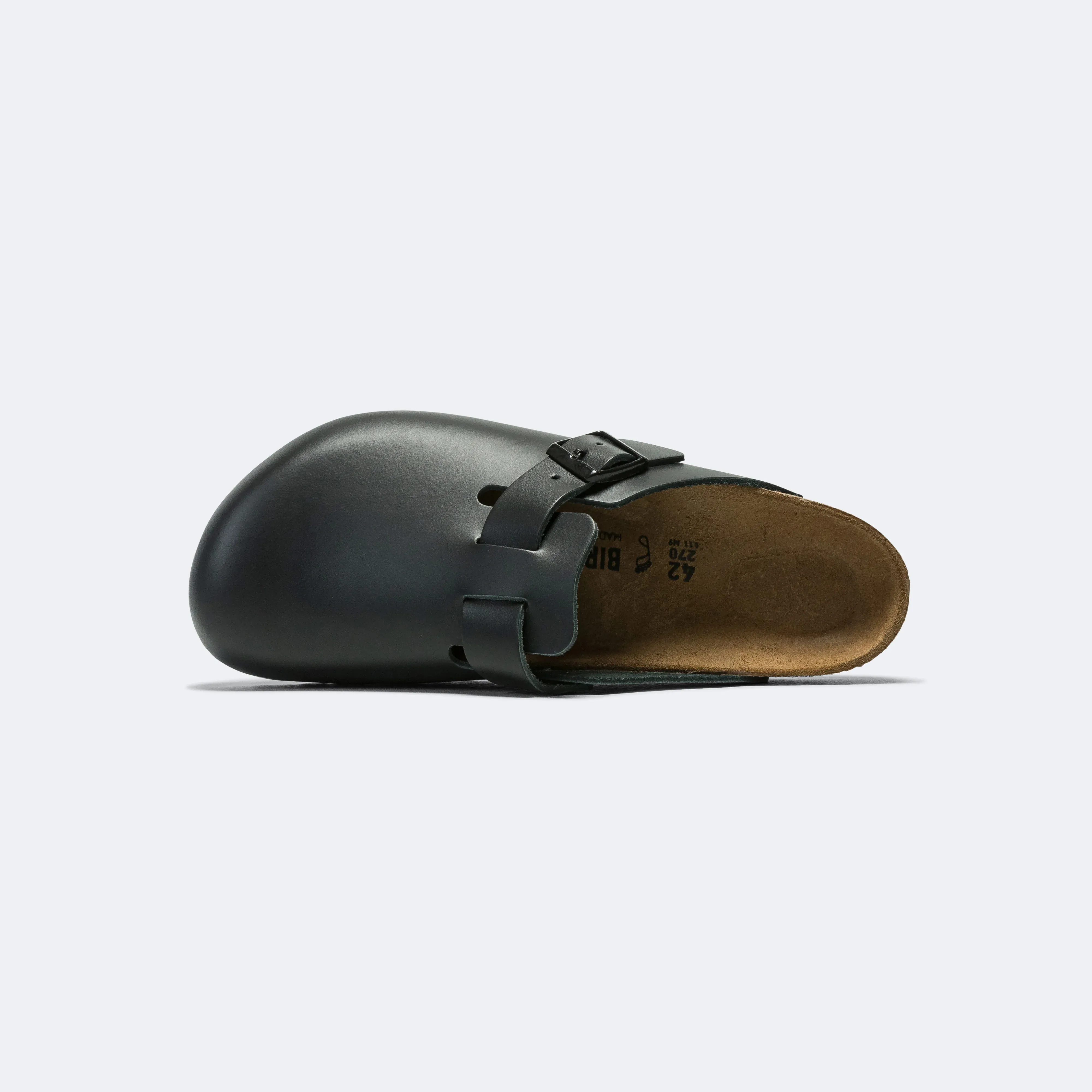 Boston - Black Smooth Leather Light sandals Cool Fit