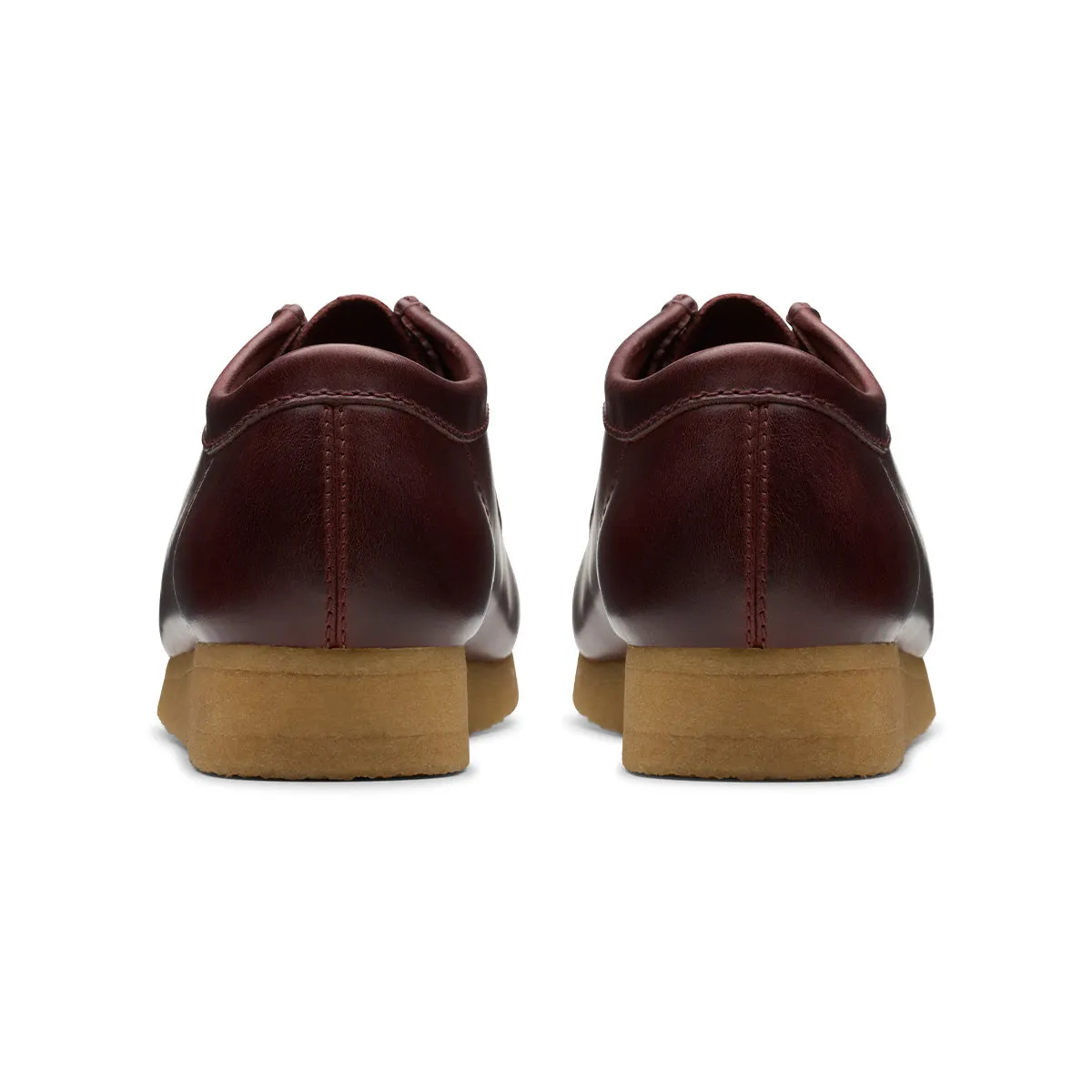 cyclists' Distinctive chic Wallabee 'Deep Red'