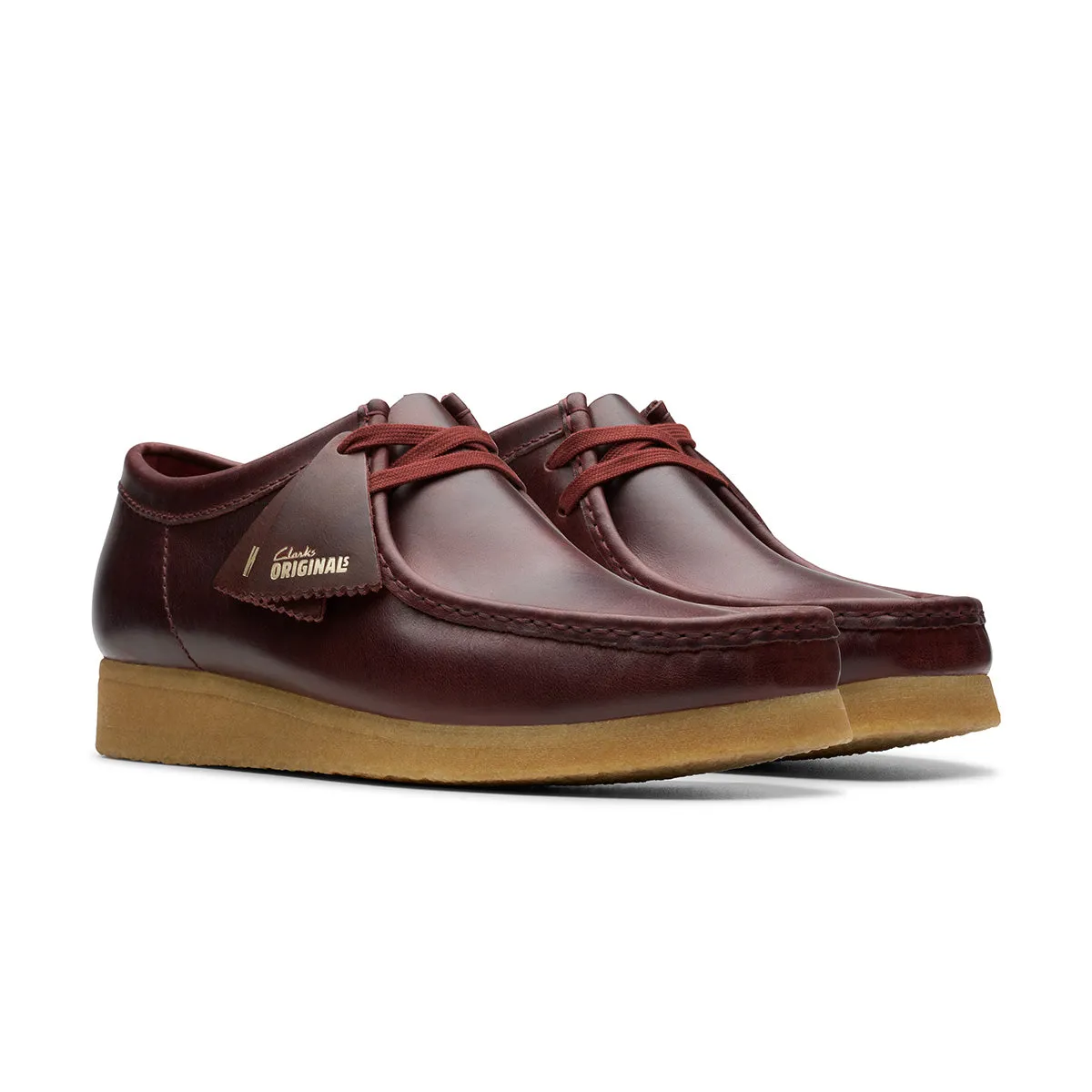 Wallabee 'Deep Red' Flat