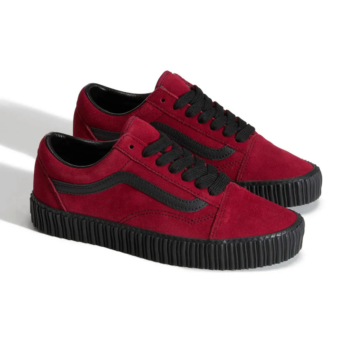 Vibrant sole Statement flair Old Skool Creeper 'Bordeaux'